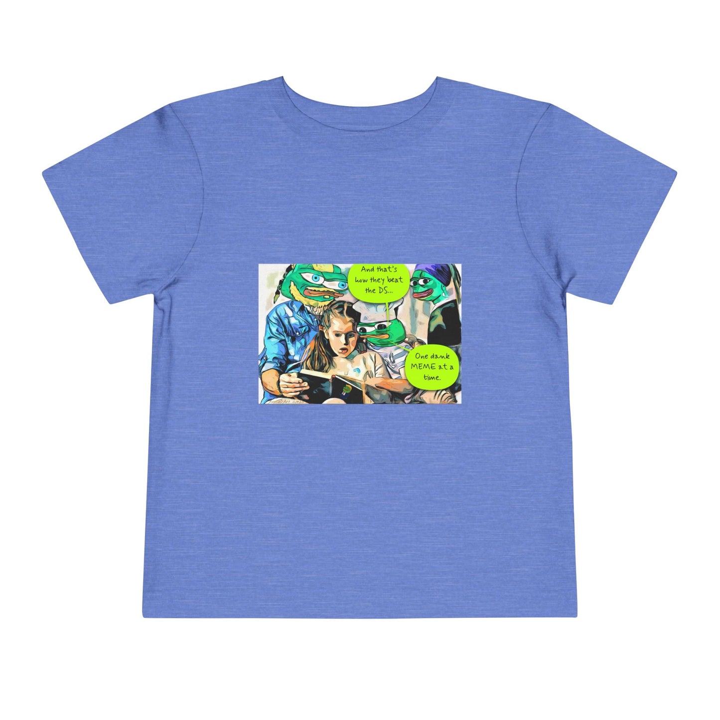 Grandkids of Anons Toddler Tee — Funny Frog Meme Family Gaming Graphic