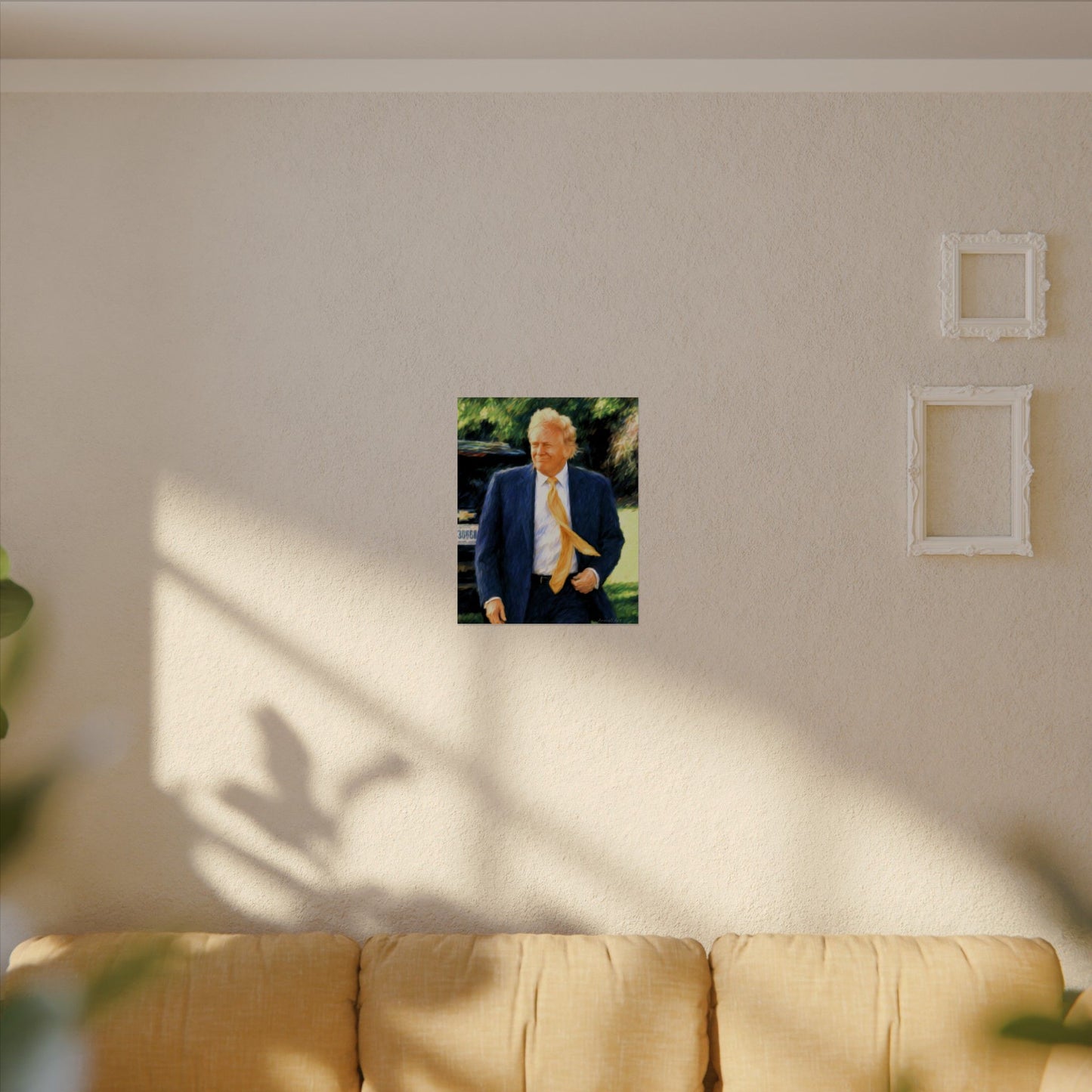 Trump Textured Poster Print
