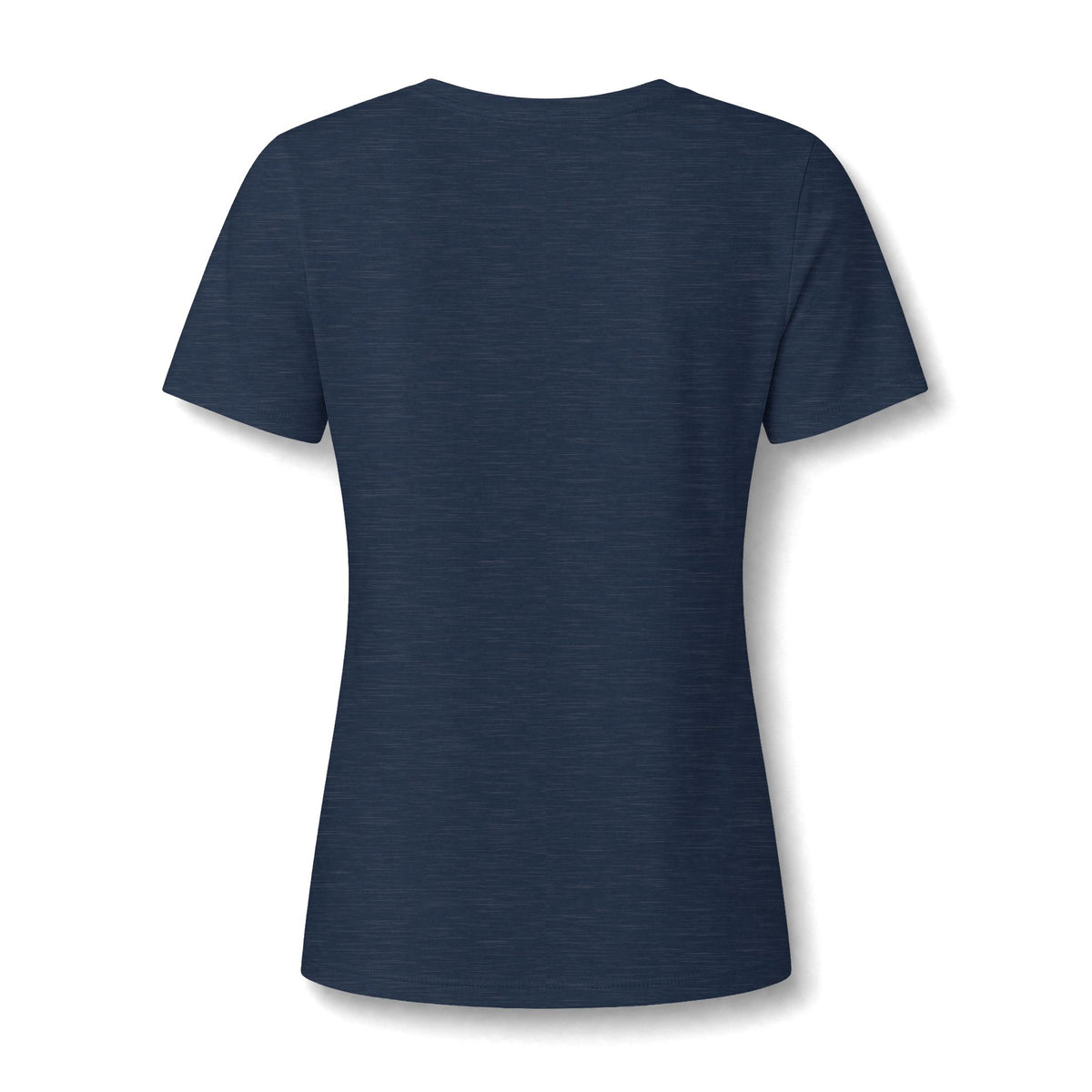 Women's V-Neck Tee — 'He Lifts Us' Christian Inspirational Graphic Shirt
