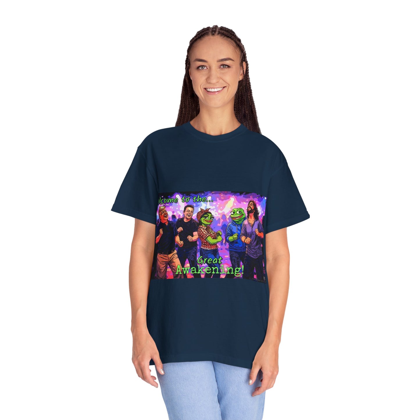 Great Awakening T-Shirt — Psychedelic Pepe & Friends Graphic Tee