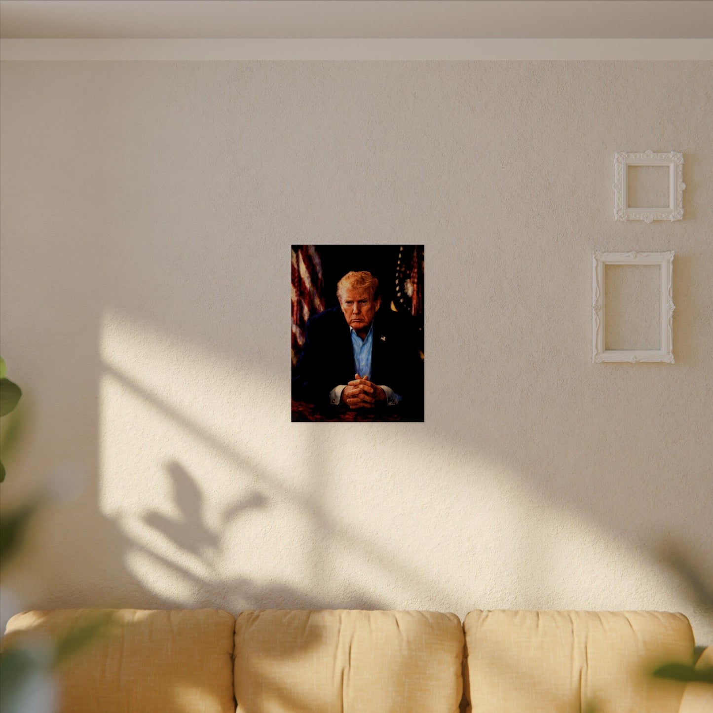 Trump—Patriotic President Portrait — POSTER