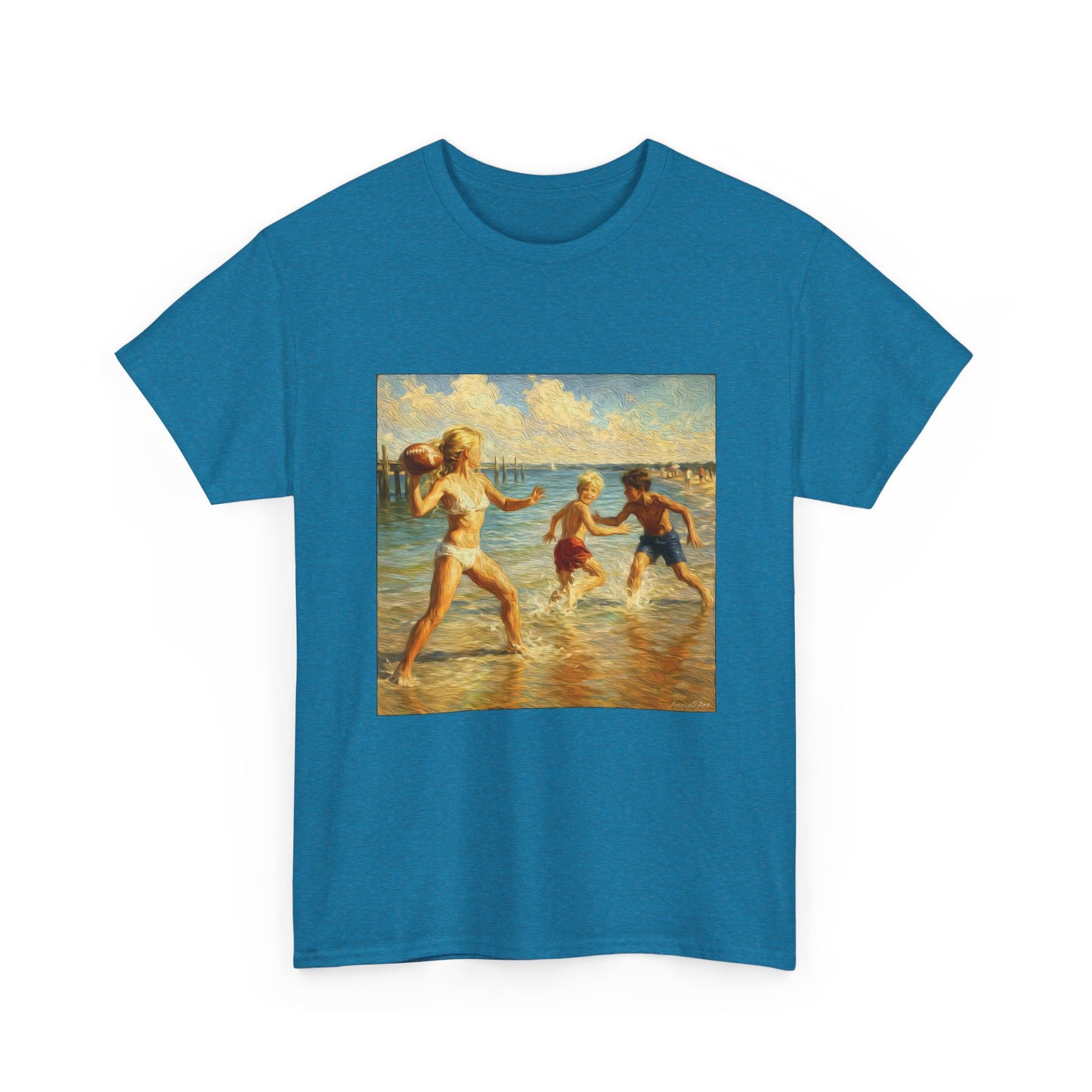Vintage Beach T‑Shirt — 'Honeysuckle Lodge: 50+ Years of Endless Summer' Retro Seaside Tee