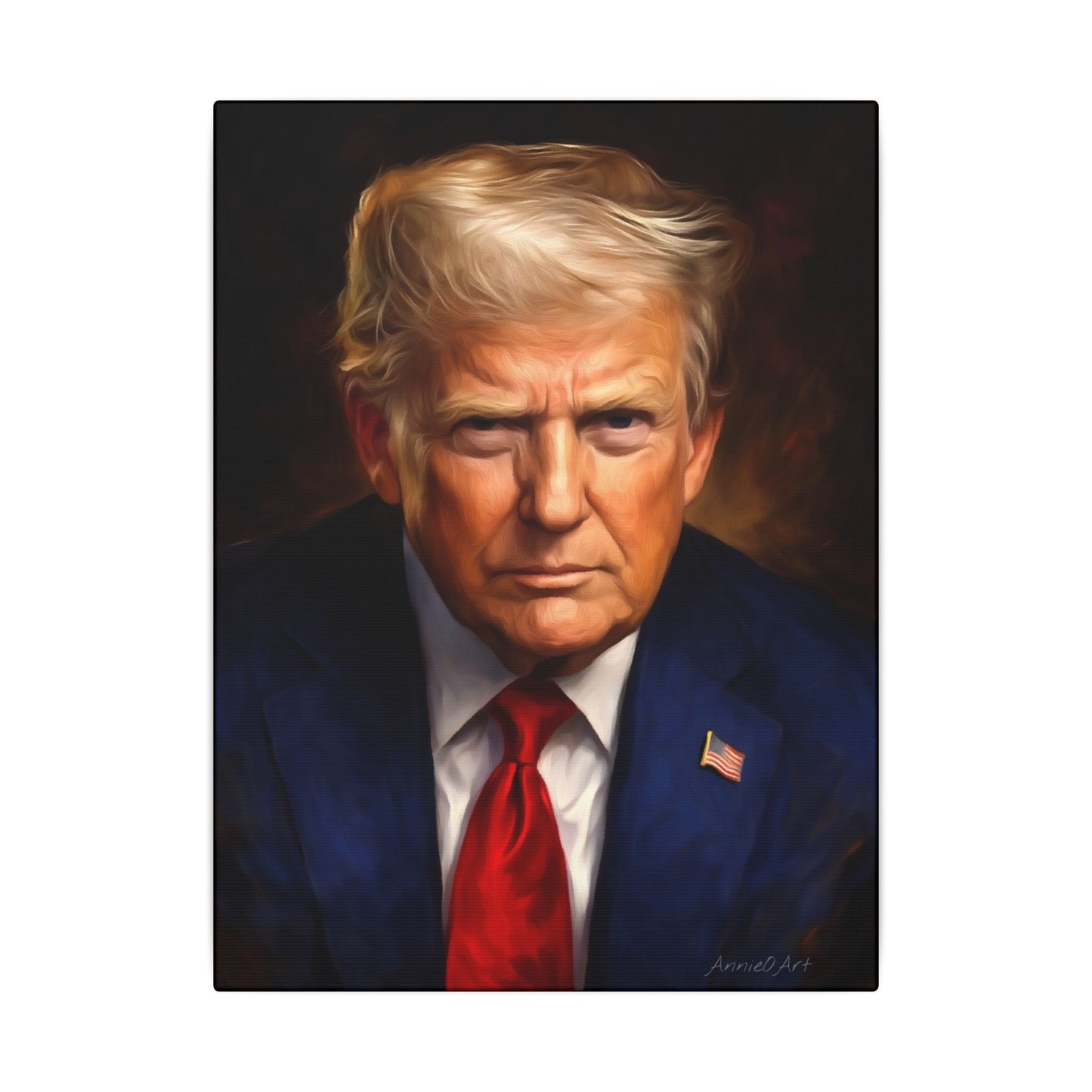 Trump Portrait on Canvas