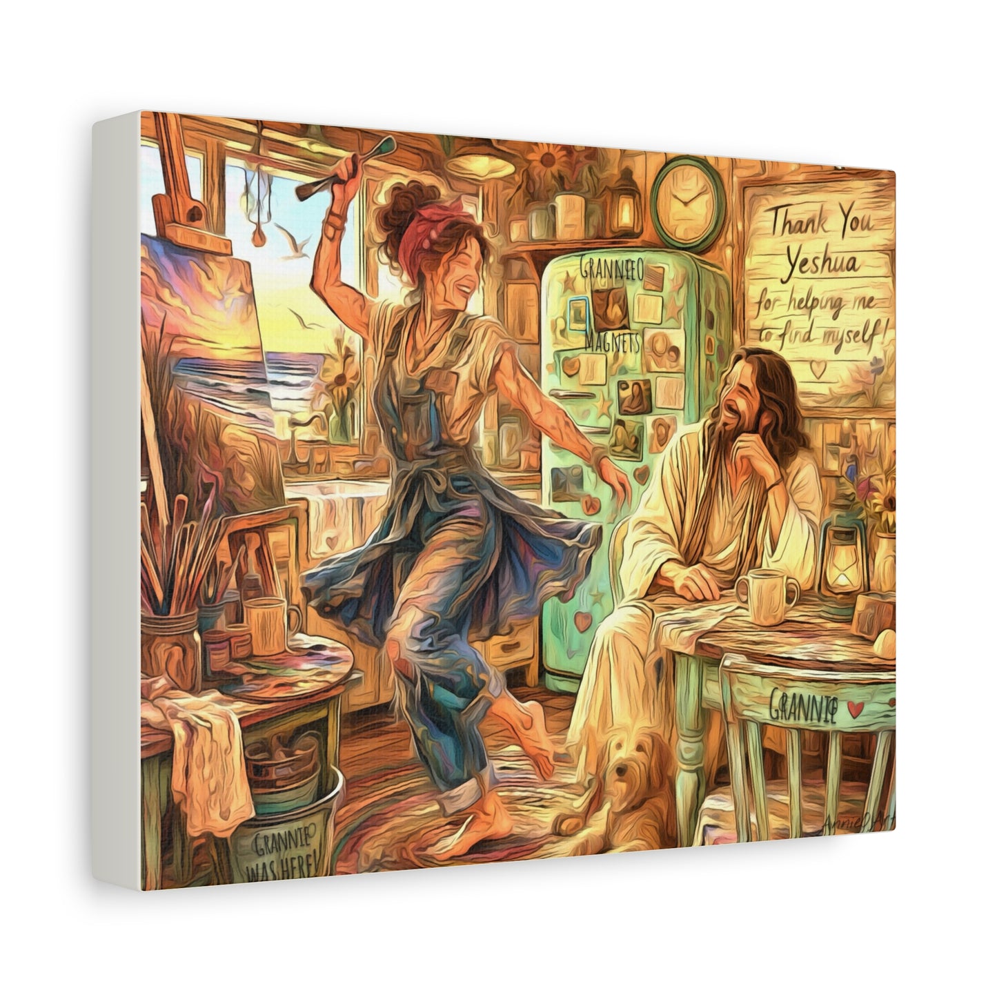 Thank You Yeshua Art Canvas