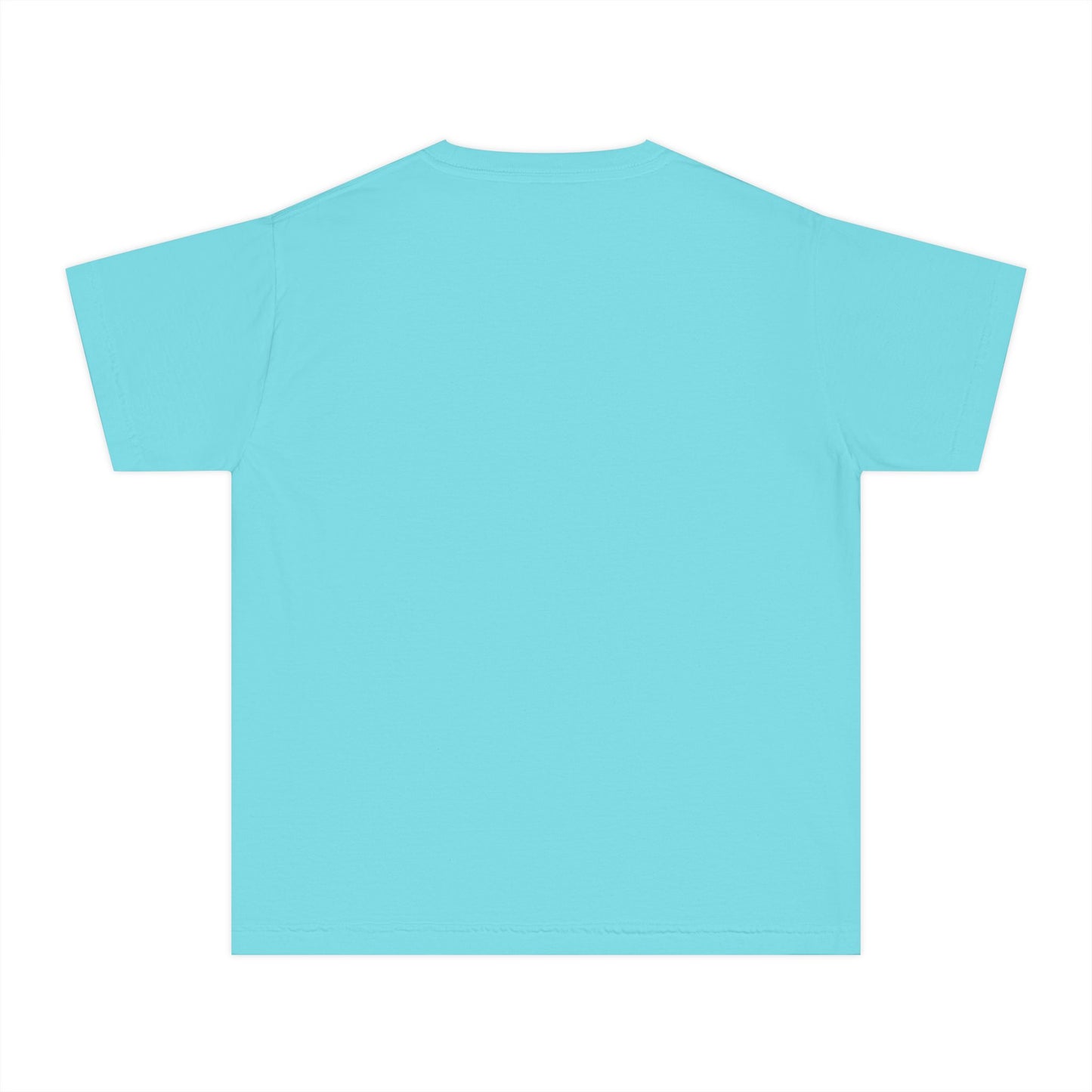 Dry-Blend Youth Tee — "Christmas in July" Beach Design 2026