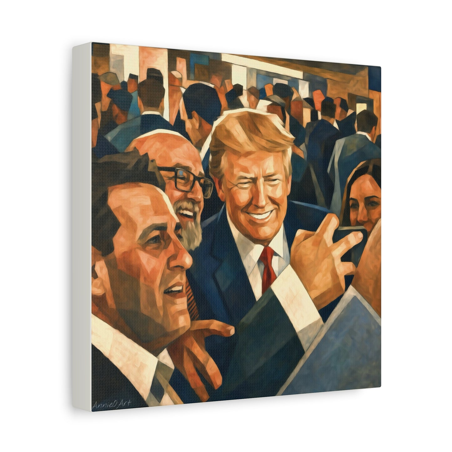 Trump Man of the People Portrait Canvas