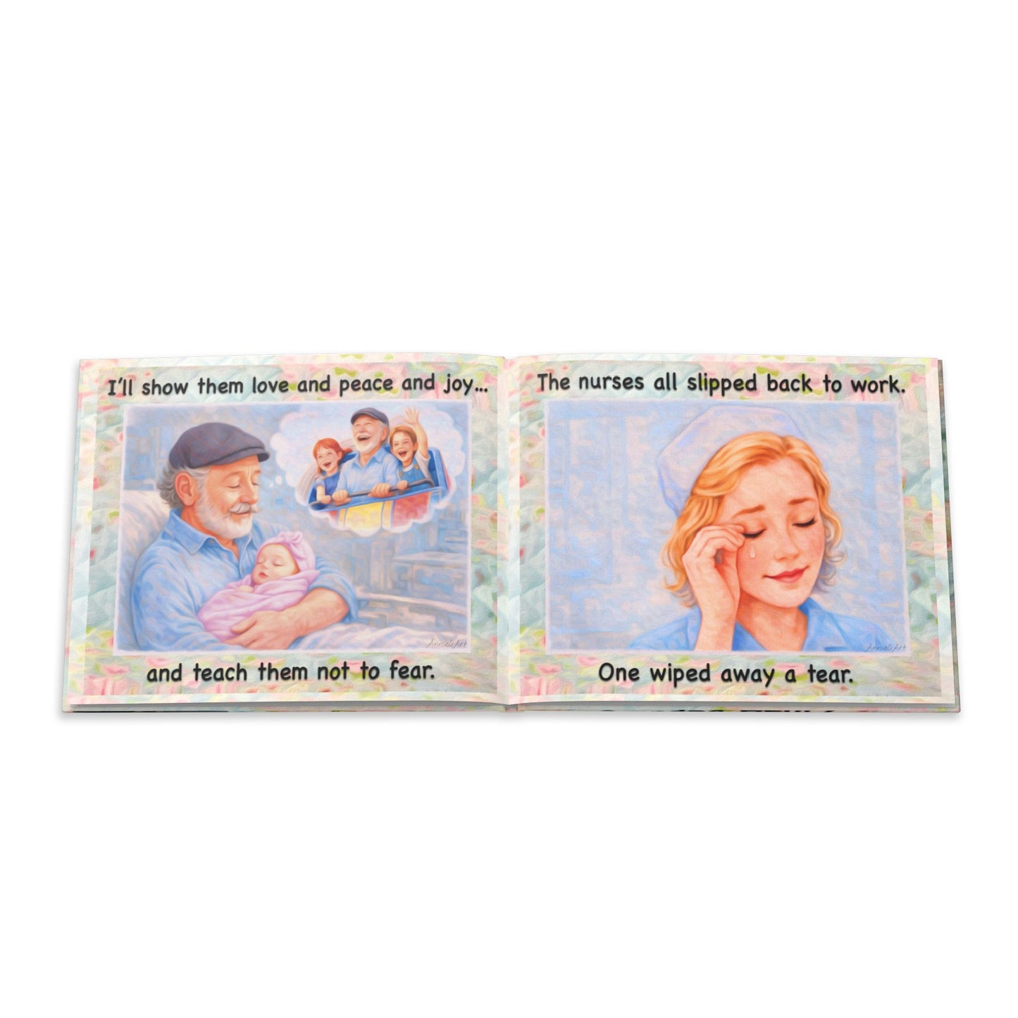 Hardcover Photo Book — "Grandpa Henry & The Day The Babies Were Born" Keepsake