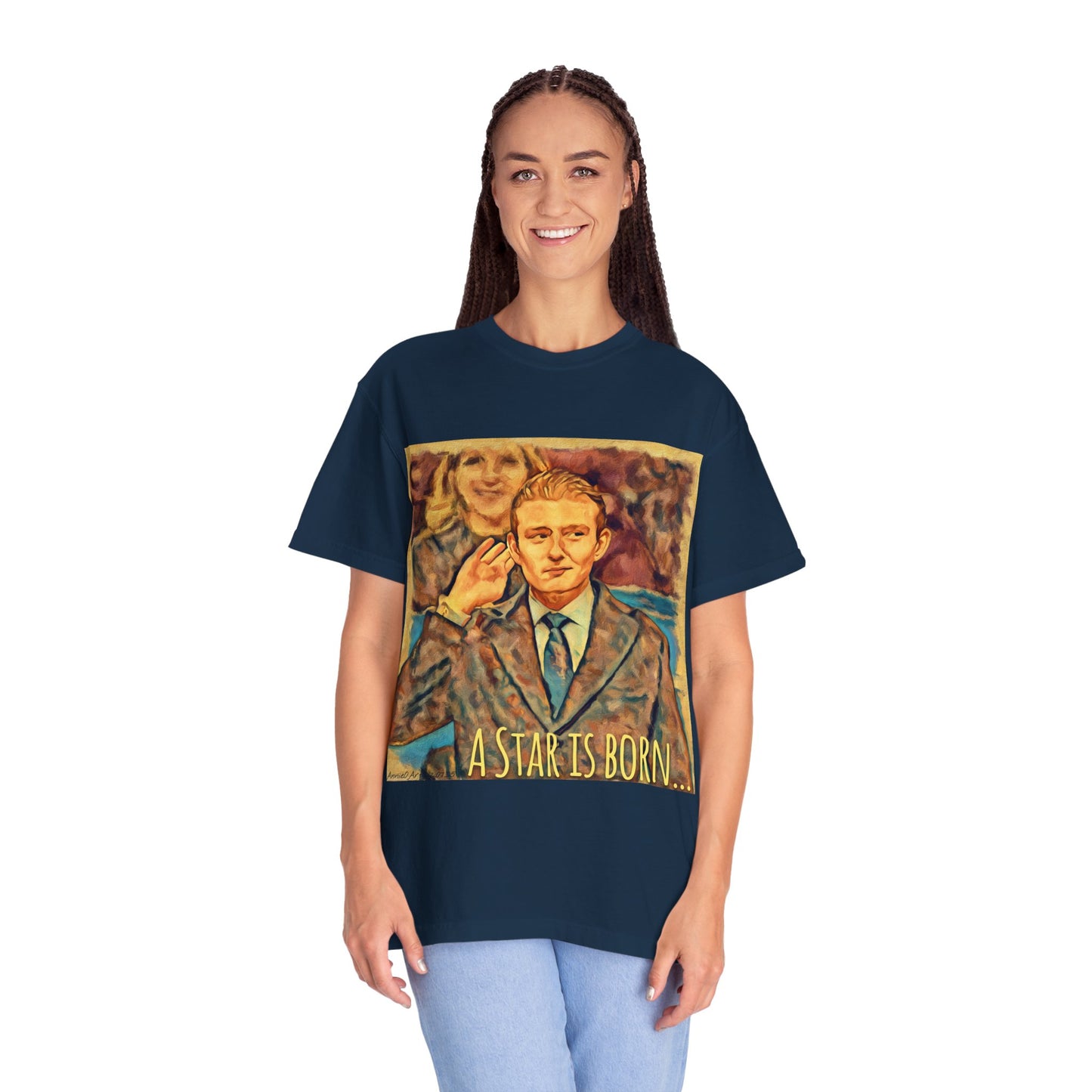 Barron’s “A Star Is Born” T-Shirt — Vintage Portrait Graphic Tee