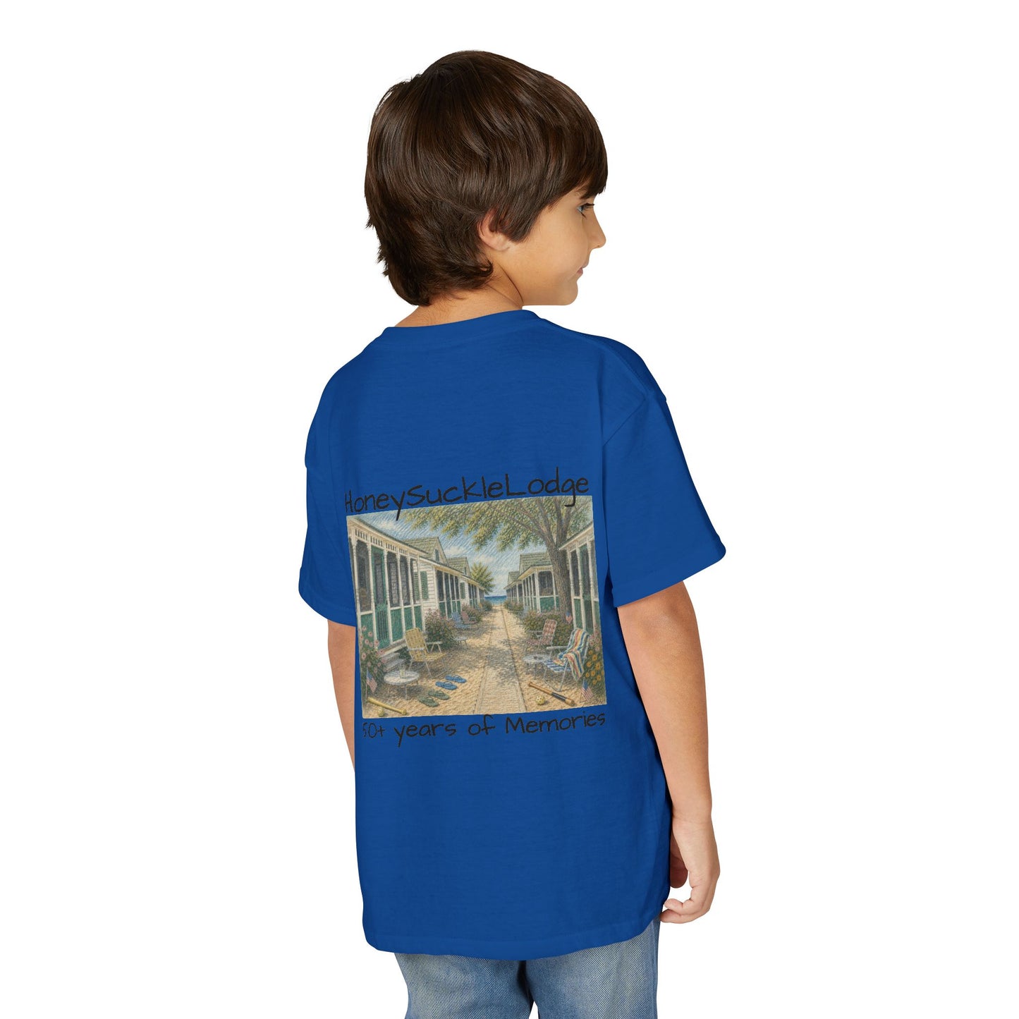 Youth Tee — "Happy 250th America!" Vintage Summer Beach Kids T‑Shirt