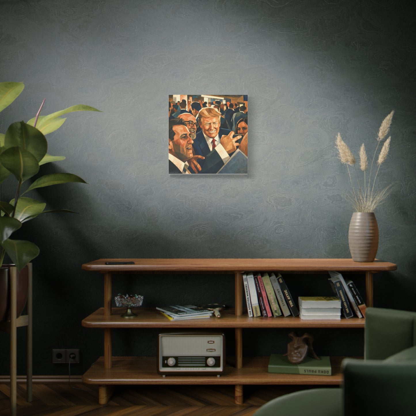 Trump Man of the People Portrait Canvas