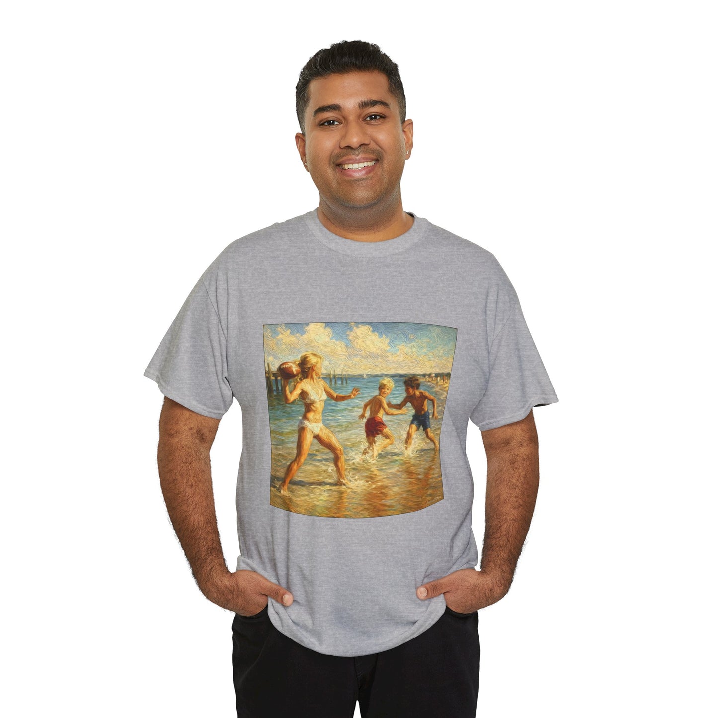 Vintage Beach T‑Shirt — 'Honeysuckle Lodge: 50+ Years of Endless Summer' Retro Seaside Tee