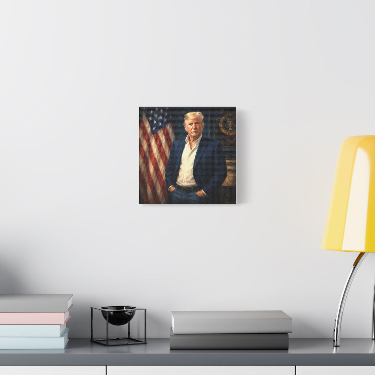 Trump Patriotic Portrait Canvas