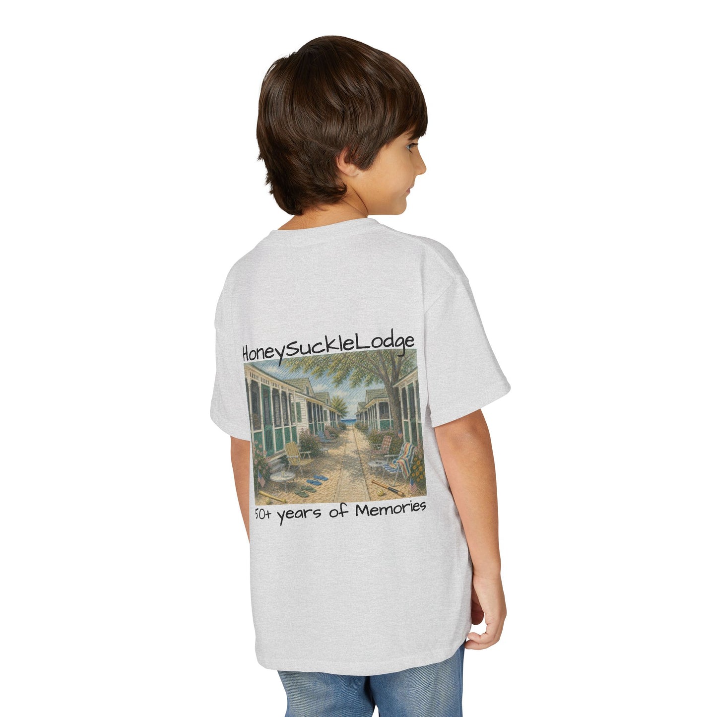 Youth Tee — "Happy 250th America!" Vintage Summer Beach Kids T‑Shirt