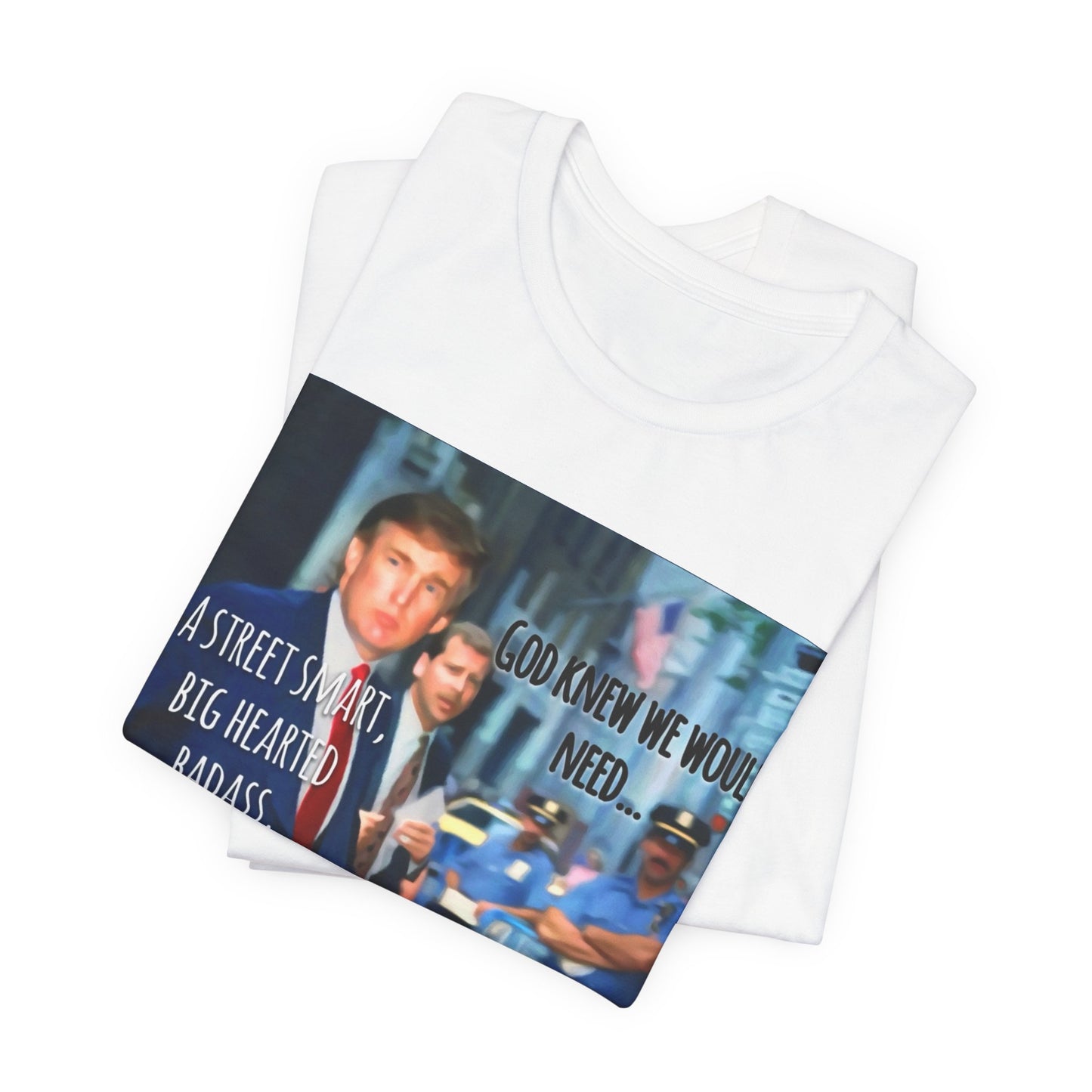 New Yorker Tribute T-Shirt — "So God Gave Us a New Yorker" Graphic Tee