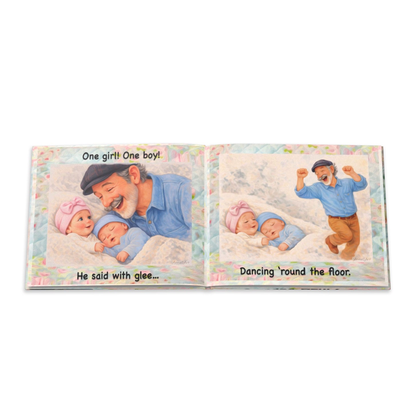 Hardcover Photo Book — "Grandpa Henry & The Day The Babies Were Born" Keepsake