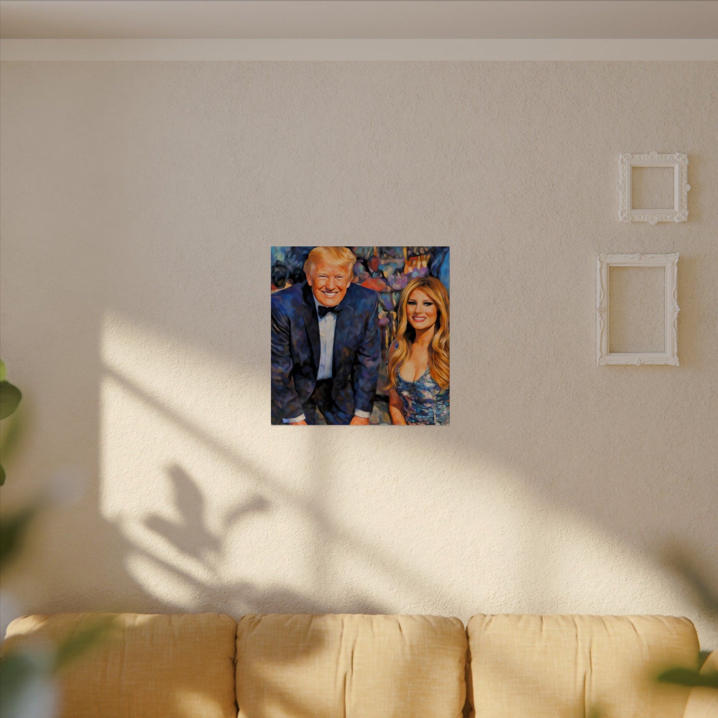 First Couple Textured Watercolor Matte Poster