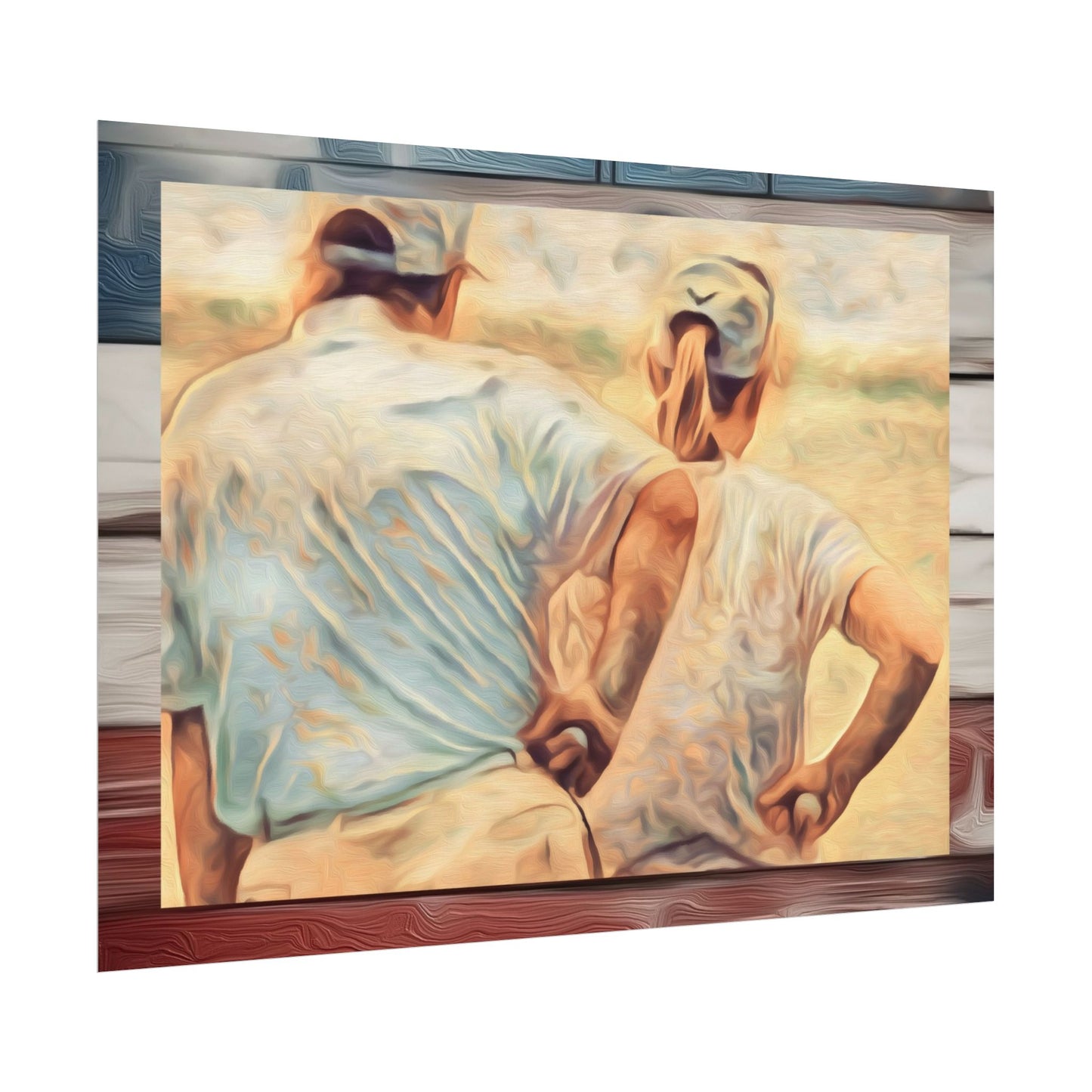 Golfing Trump Painting/ Poster — Golf Lovers Matte Art