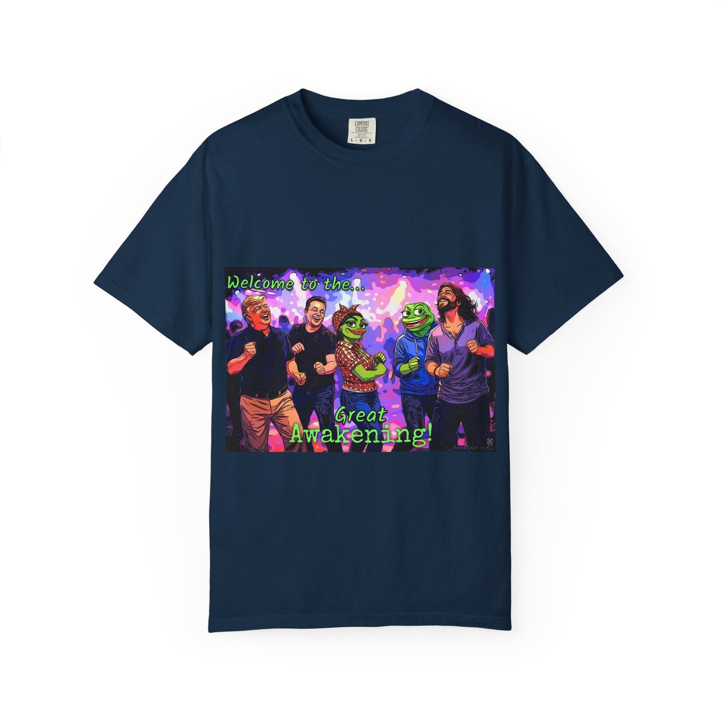 Great Awakening T-Shirt — Psychedelic Pepe & Friends Graphic Tee