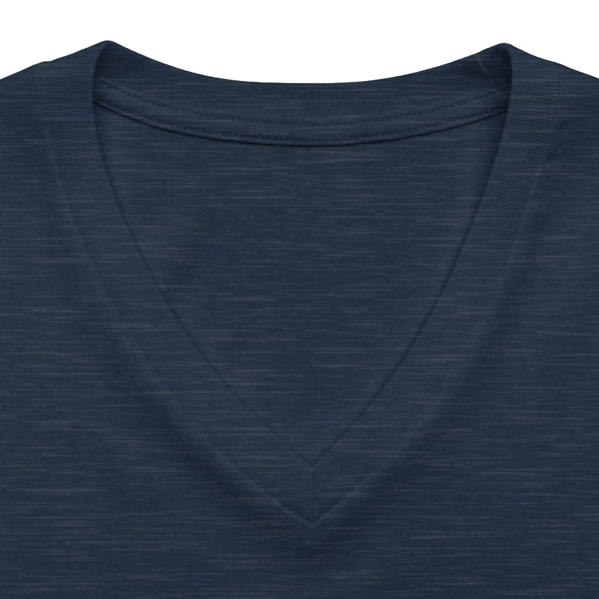 Women's V-Neck Tee — 'He Lifts Us' Christian Inspirational Graphic Shirt