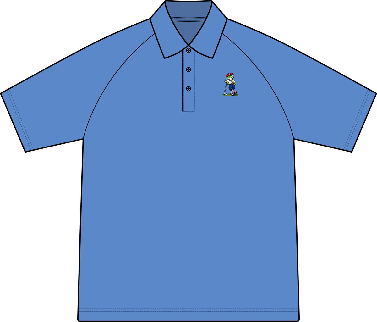 PrEpPiE the frOG Crossover Raglan Polo — Classic Athletic Raglan Polo Shirt