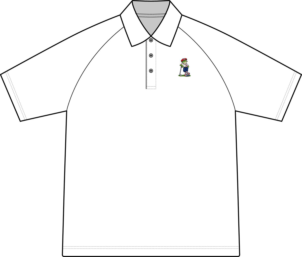 PrEpPiE the frOG Crossover Raglan Polo — Classic Athletic Raglan Polo Shirt