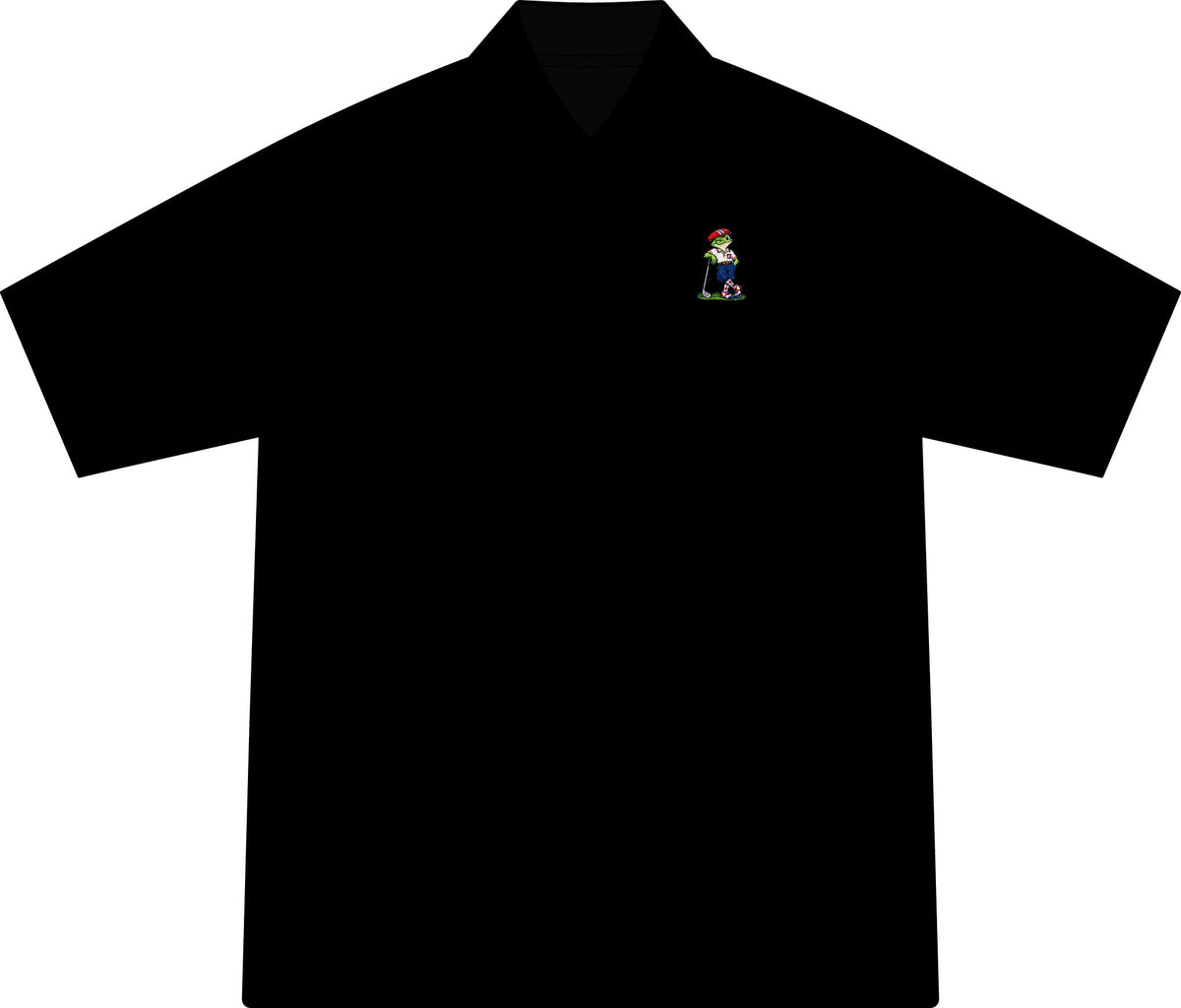 PrEpPiE the frOG Crossover Raglan Polo — Classic Athletic Raglan Polo Shirt