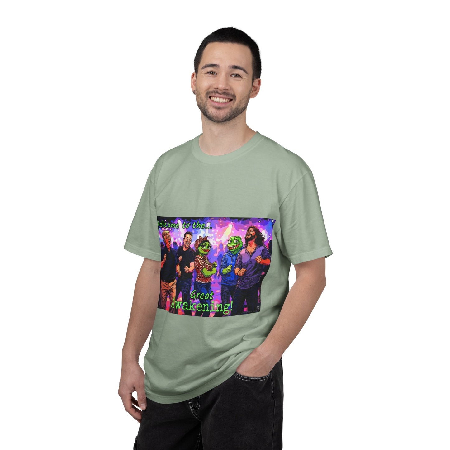 Great Awakening T-Shirt — Psychedelic Pepe & Friends Graphic Tee