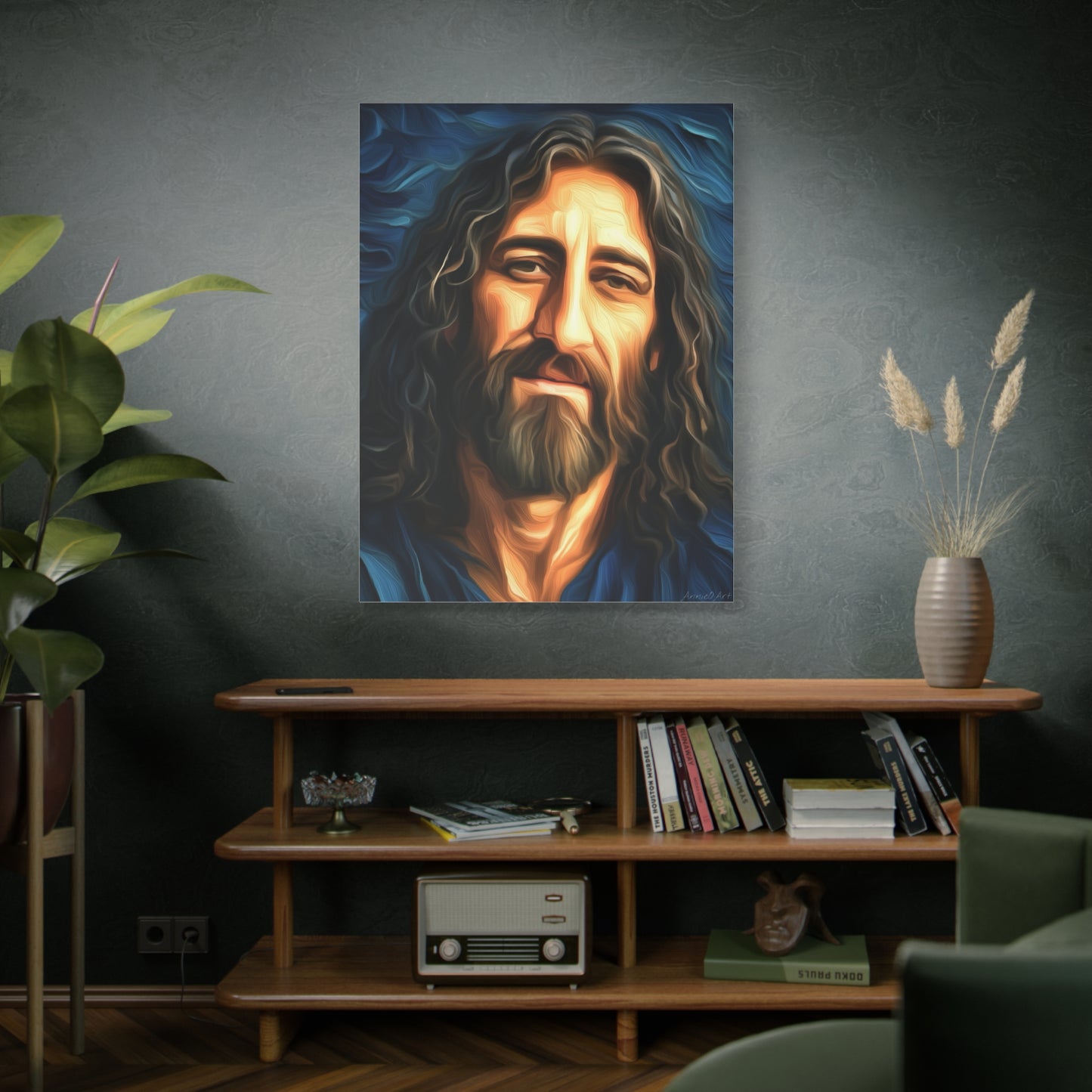 ‘He Is With You’ Jesus Portrait Canvas