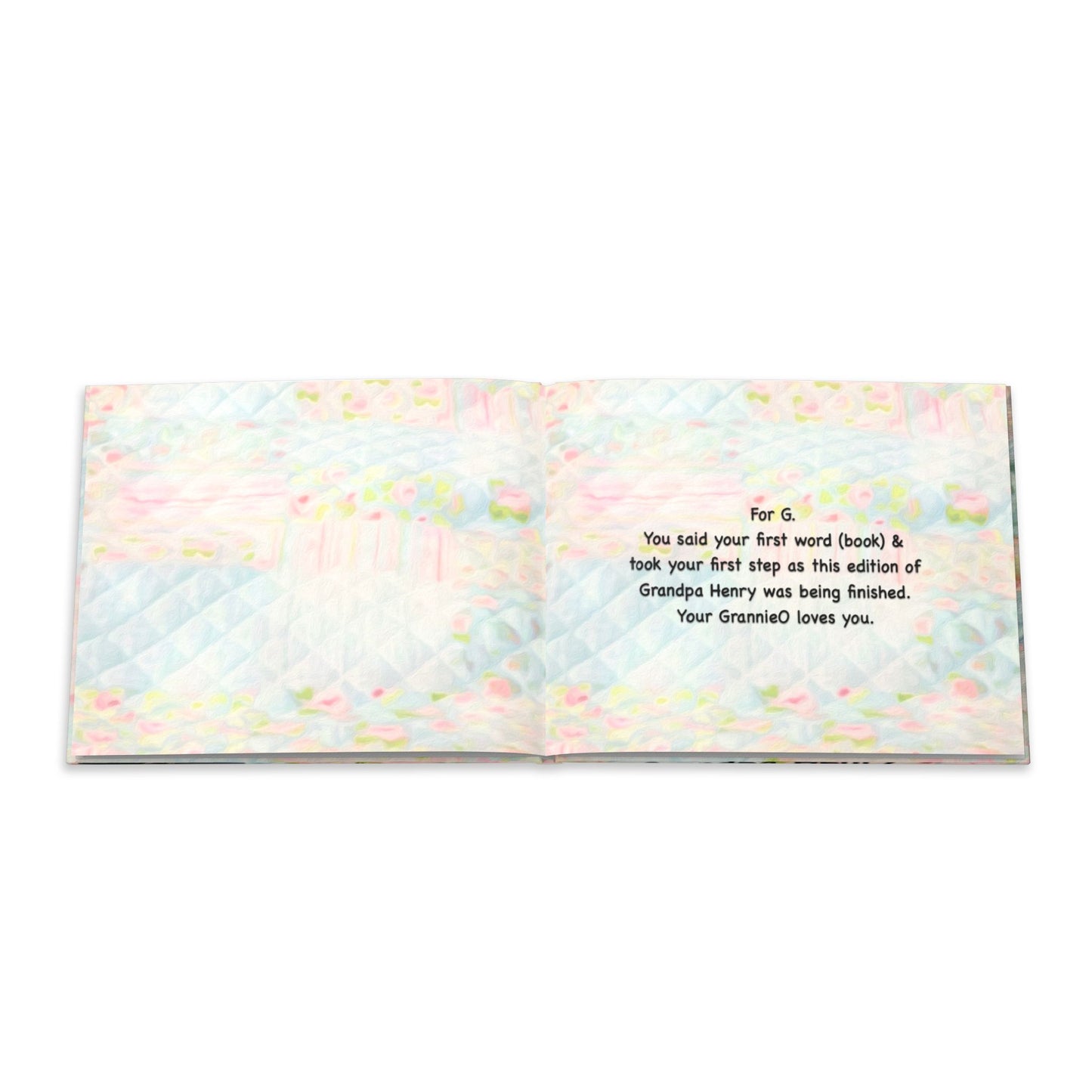 Hardcover Photo Book — "Grandpa Henry & The Day The Babies Were Born" Keepsake