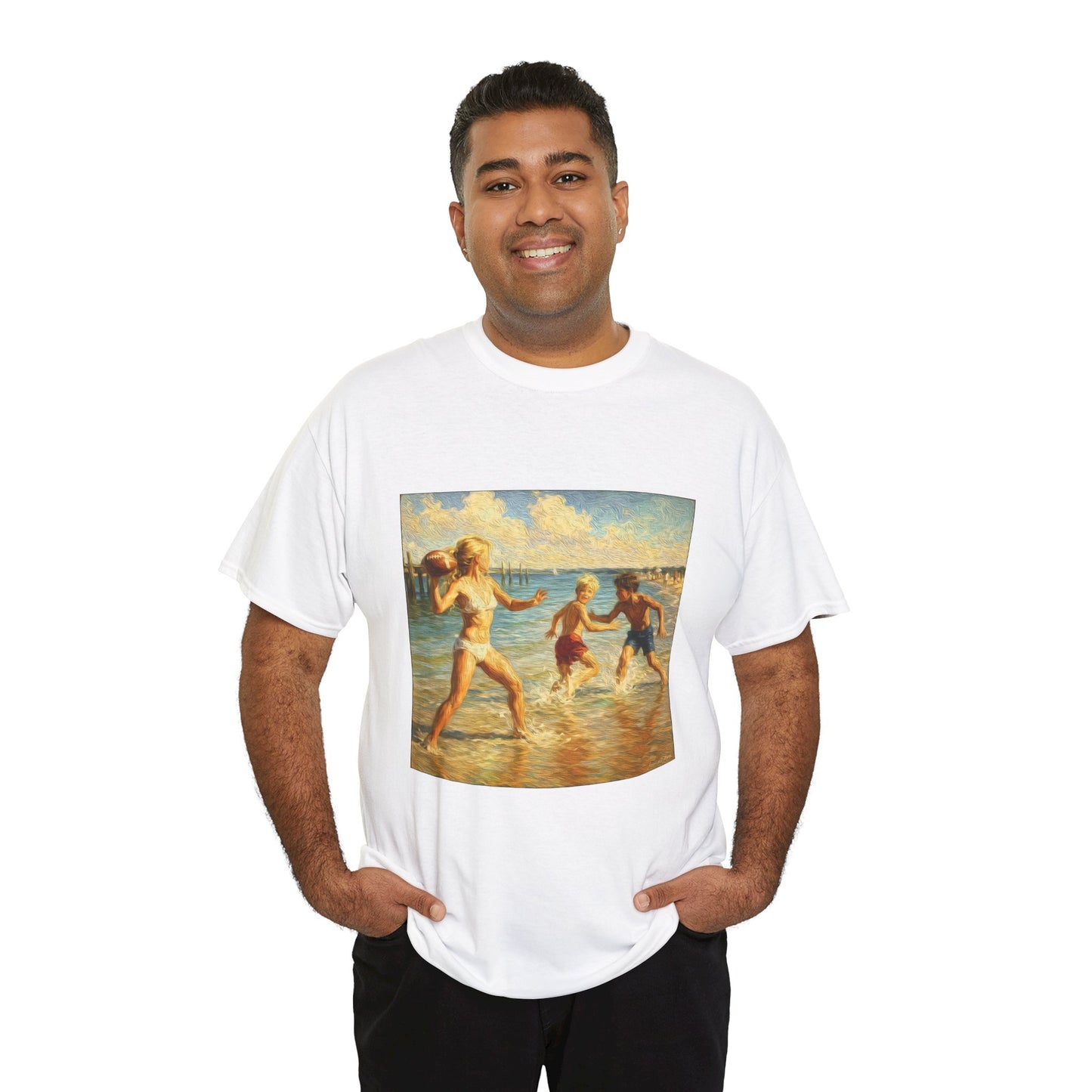 Vintage Beach T‑Shirt — 'Honeysuckle Lodge: 50+ Years of Endless Summer' Retro Seaside Tee