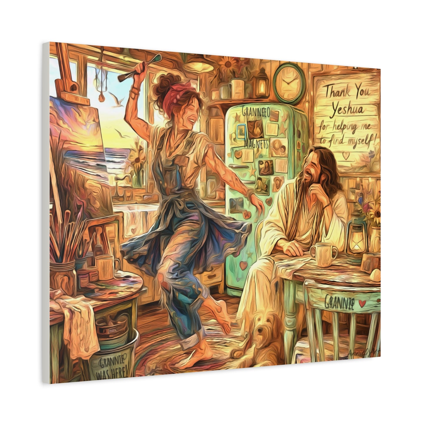 Thank You Yeshua Art Canvas