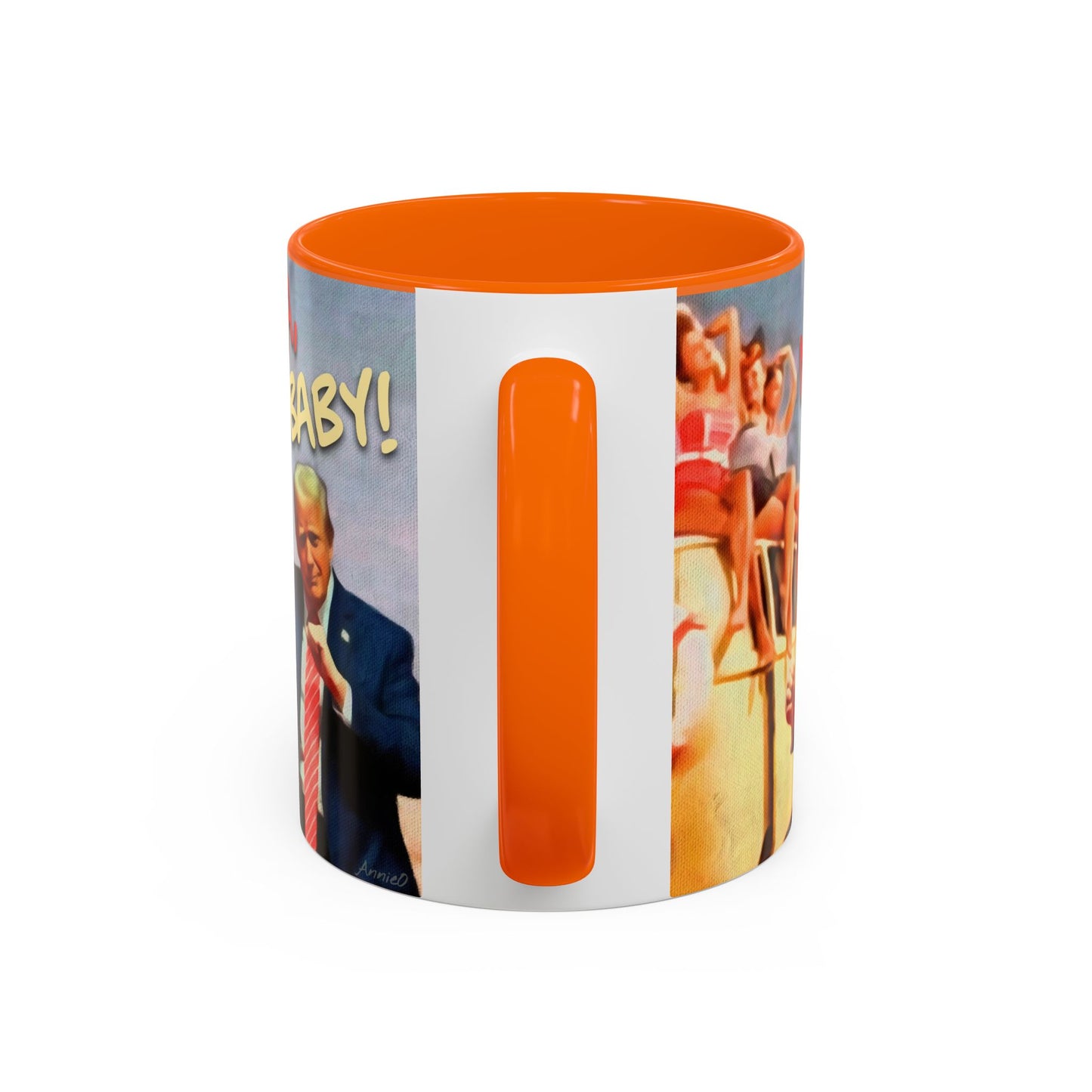 Political Novelty Covfefe Mug – "MAGA Baby" Retro Campaign Design