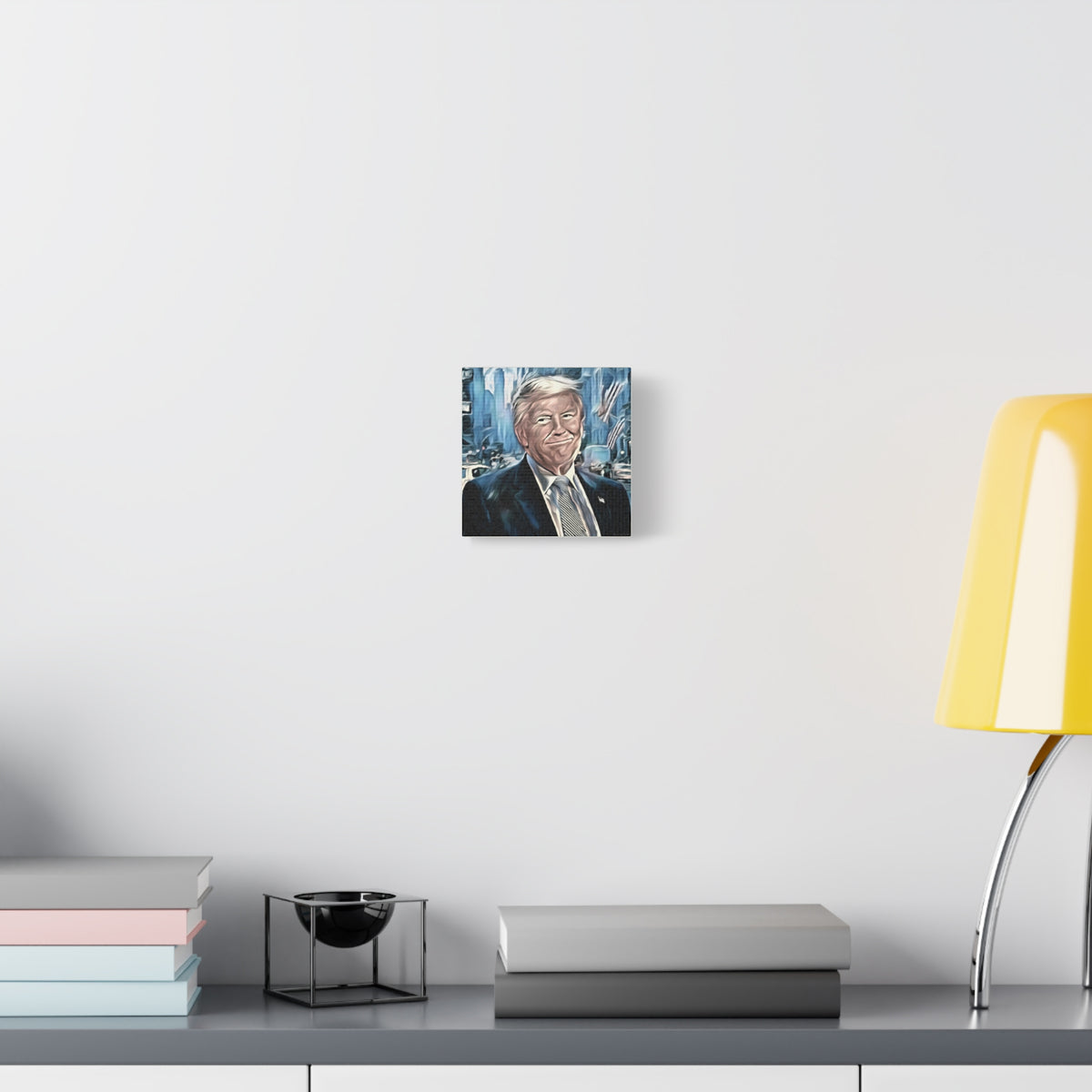 Patriotic Portrait Canvas Print — Trump Artwork
