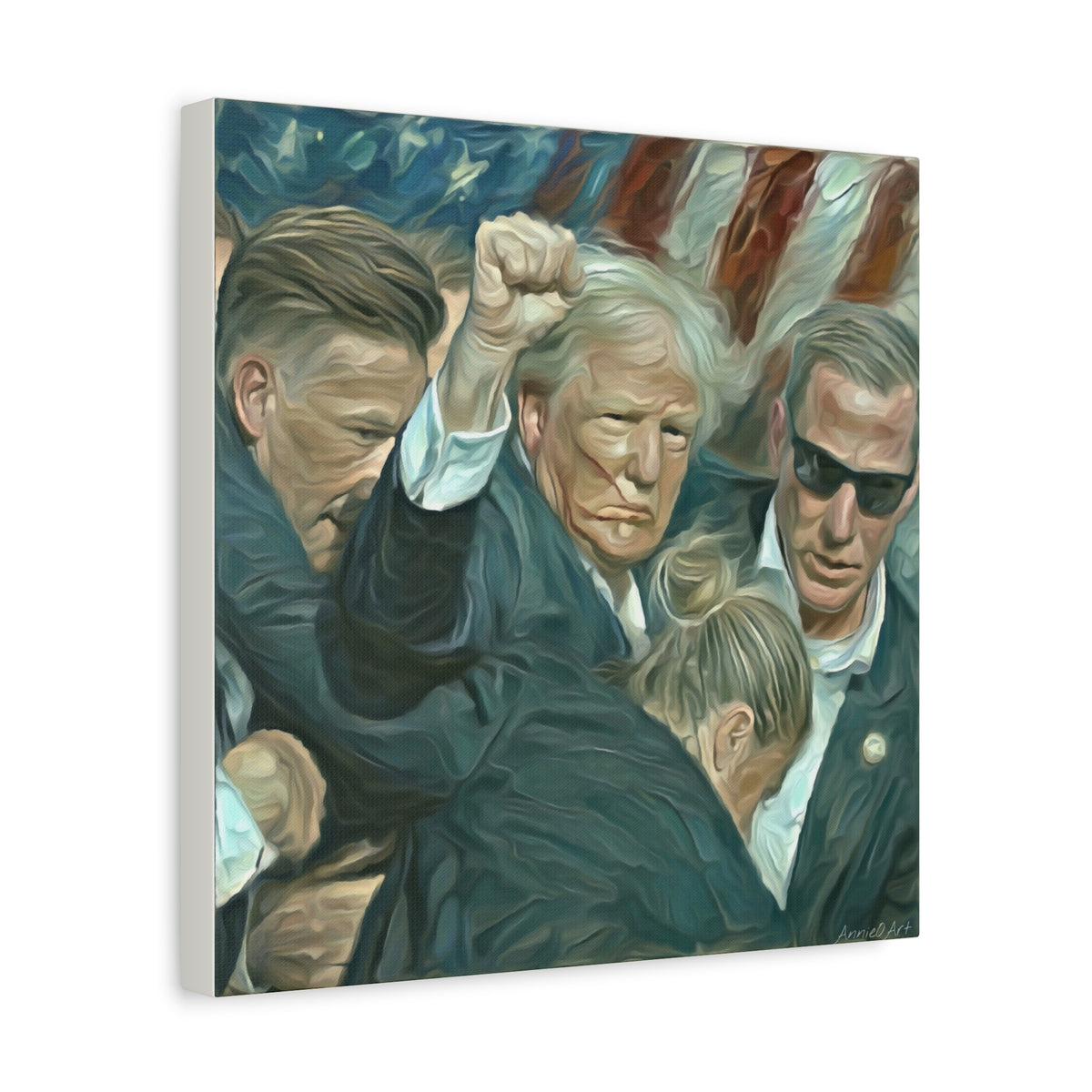 Trump ‘FIGHT!’ Fist-Raise Matte Canvas