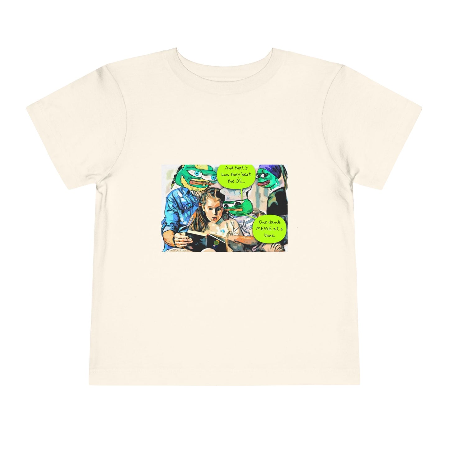Grandkids of Anons Toddler Tee — Funny Frog Meme Family Gaming Graphic