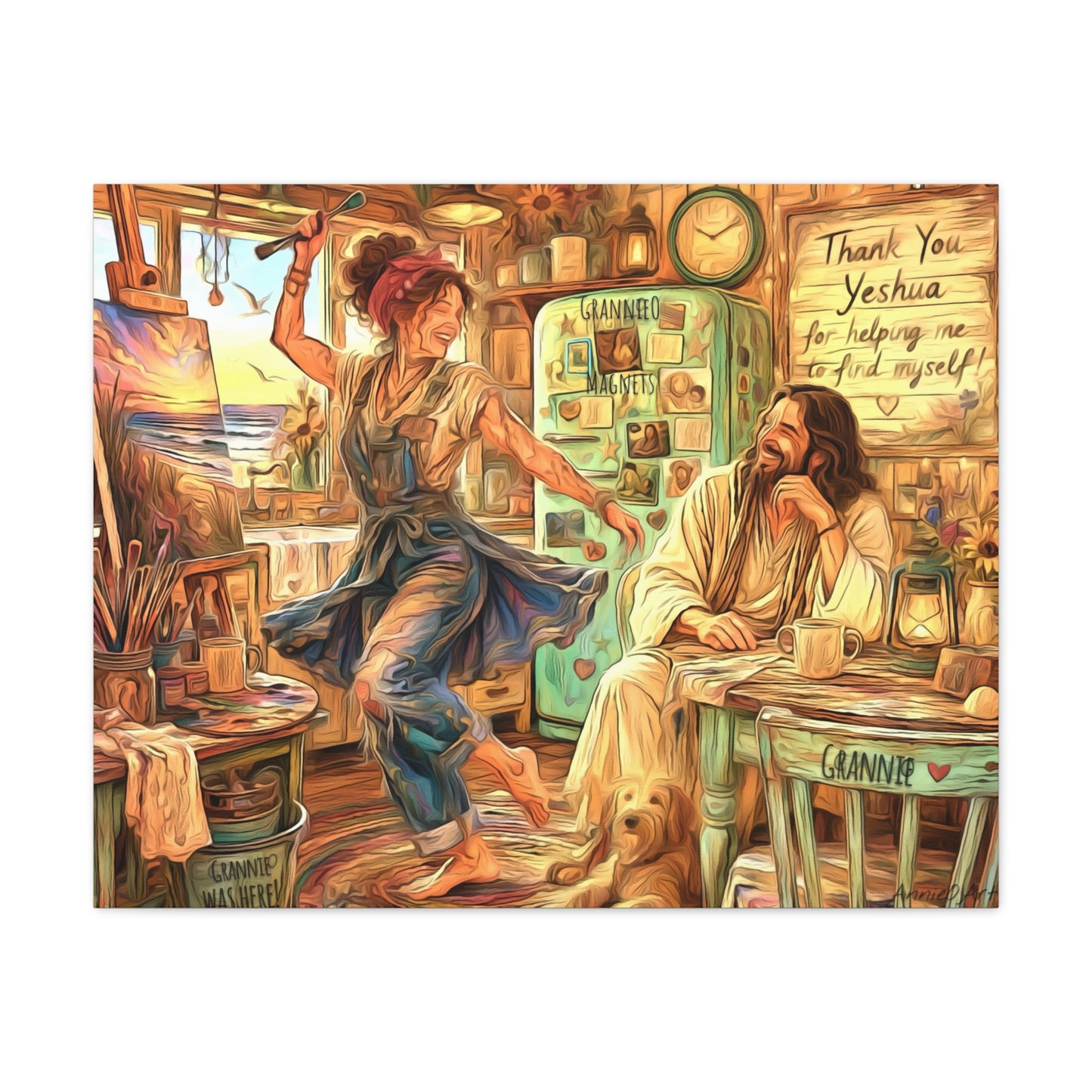 Thank You Yeshua Art Canvas
