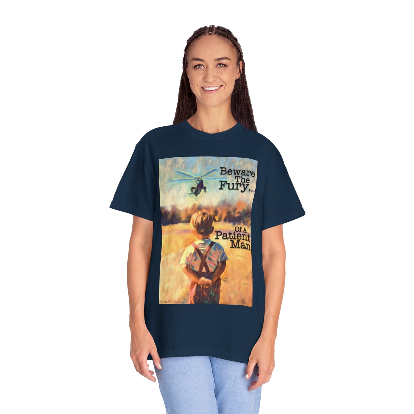 JFK Jr Beware The Fury Of A Patient Man T-Shirt — Vintage Tee