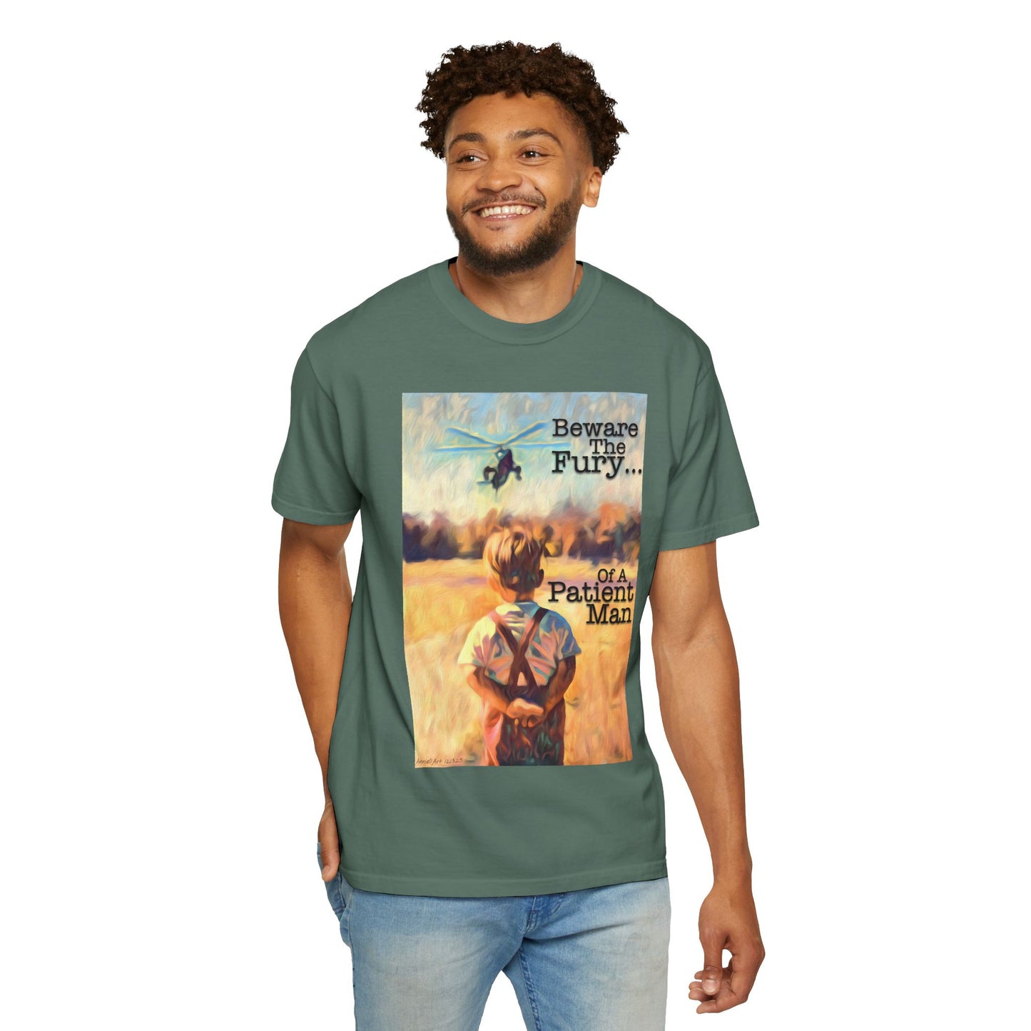 JFK Jr Beware The Fury Of A Patient Man T-Shirt — Vintage Tee