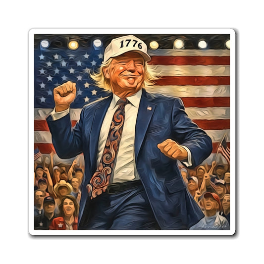 Trump Patriotic 1776 Leader Magnet