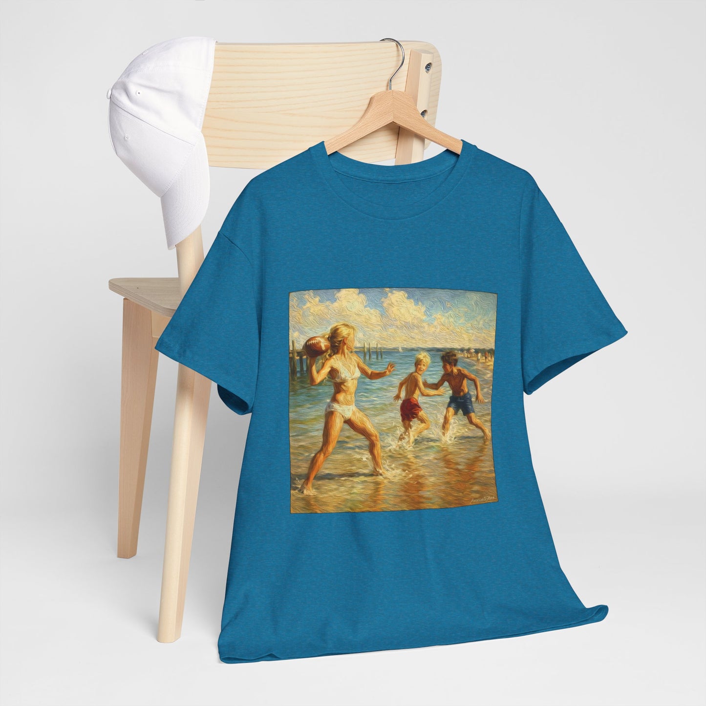 Vintage Beach T‑Shirt — 'Honeysuckle Lodge: 50+ Years of Endless Summer' Retro Seaside Tee