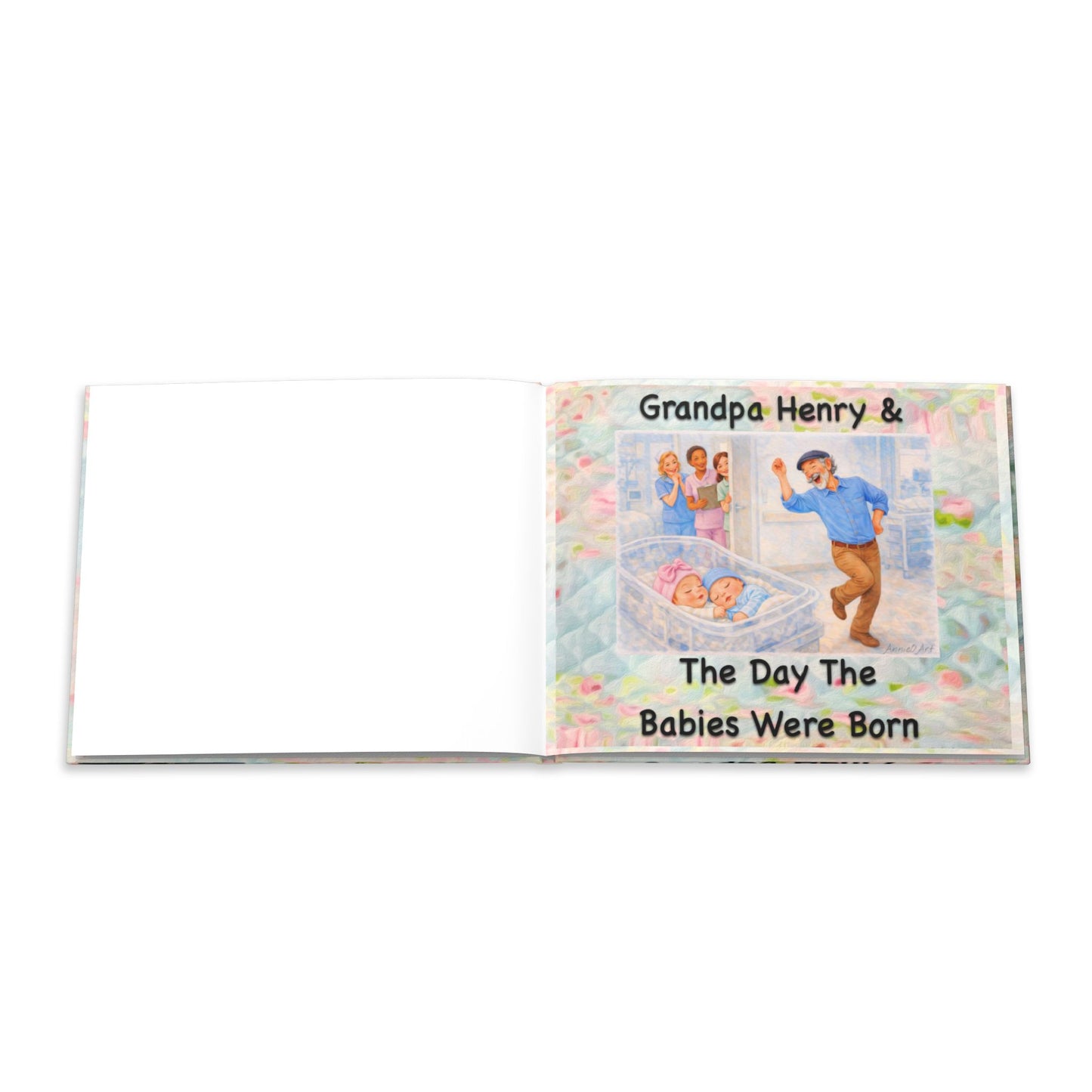 Hardcover Photo Book — "Grandpa Henry & The Day The Babies Were Born" Keepsake