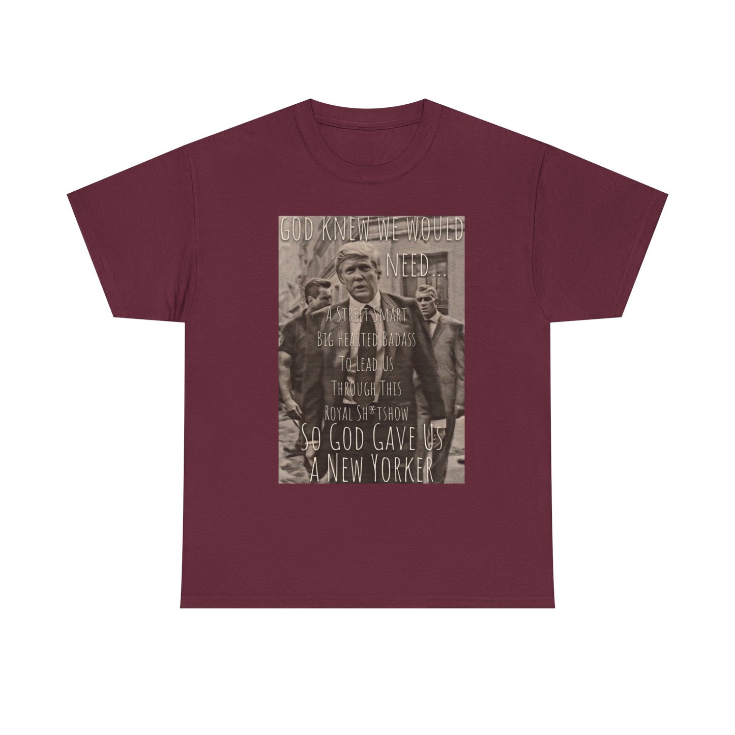 Vintage Trump tee “God gave us a New Yorker” Tee Retro MAGA