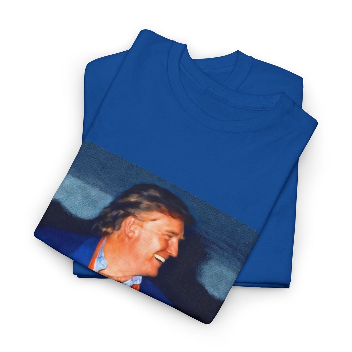 Vintage Portrait Tee with Quote – “Selfless Man, Truly Loved by All Who See It”