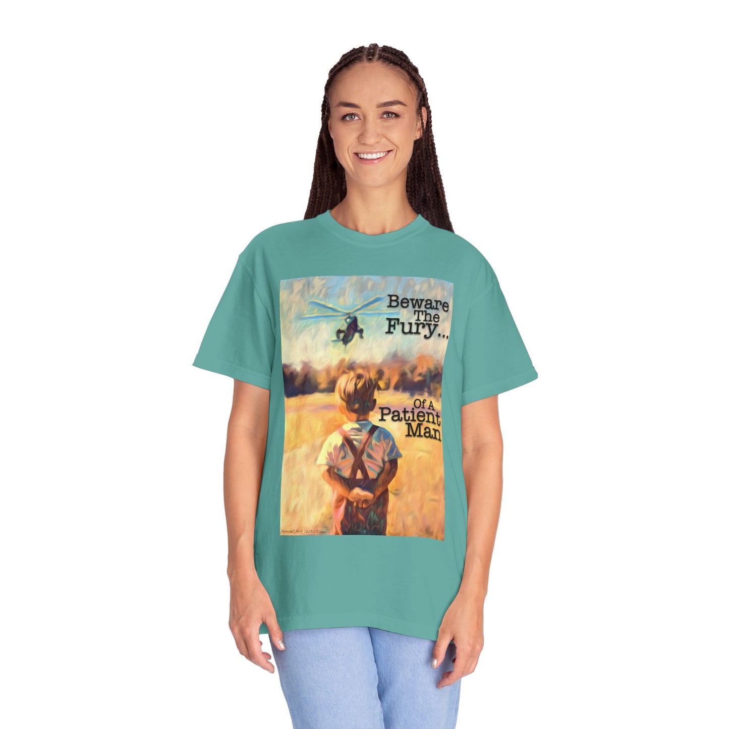 JFK Jr Beware The Fury Of A Patient Man T-Shirt — Vintage Tee