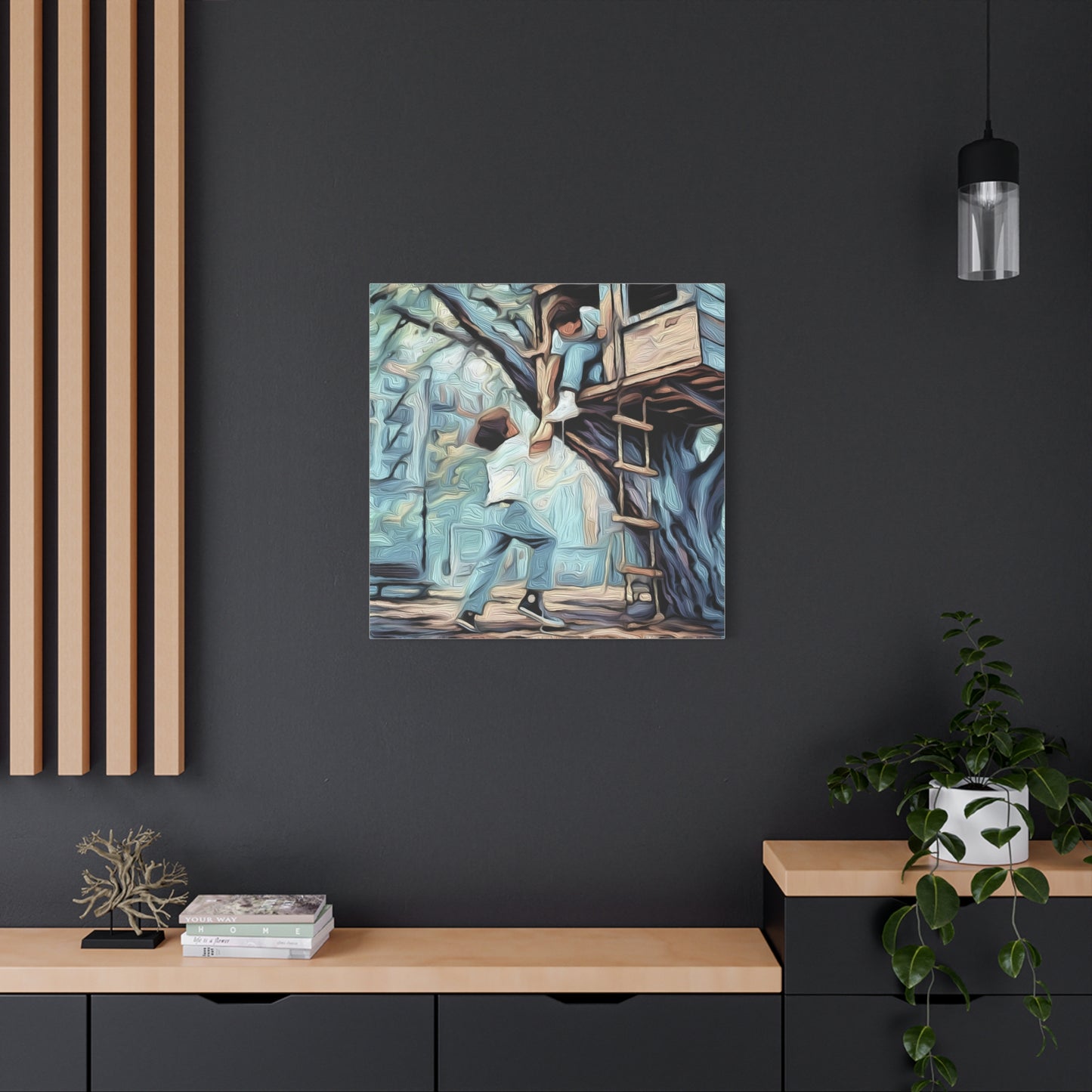 Treehouse ‘Hand Up’  Moment Canvas Wall Art