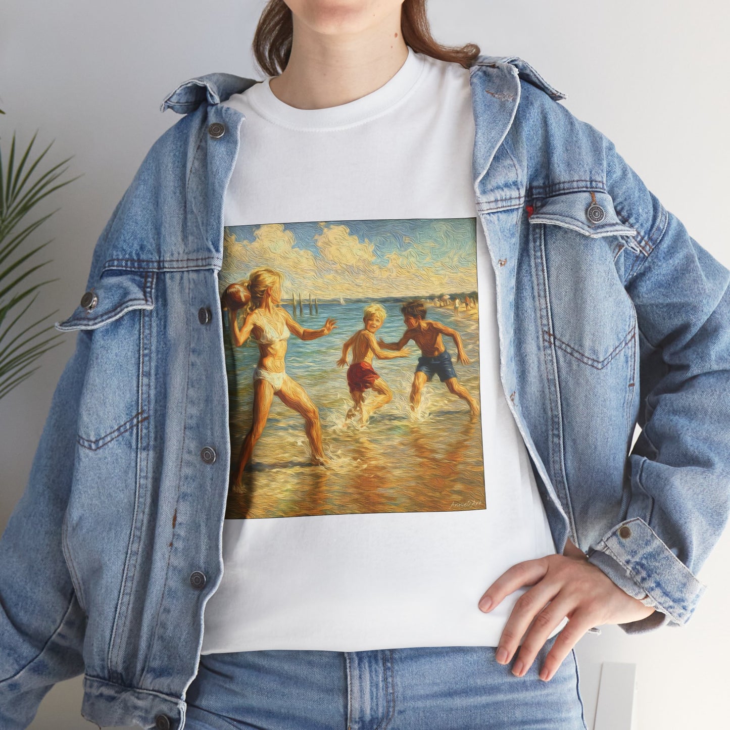 Vintage Beach T‑Shirt — 'Honeysuckle Lodge: 50+ Years of Endless Summer' Retro Seaside Tee