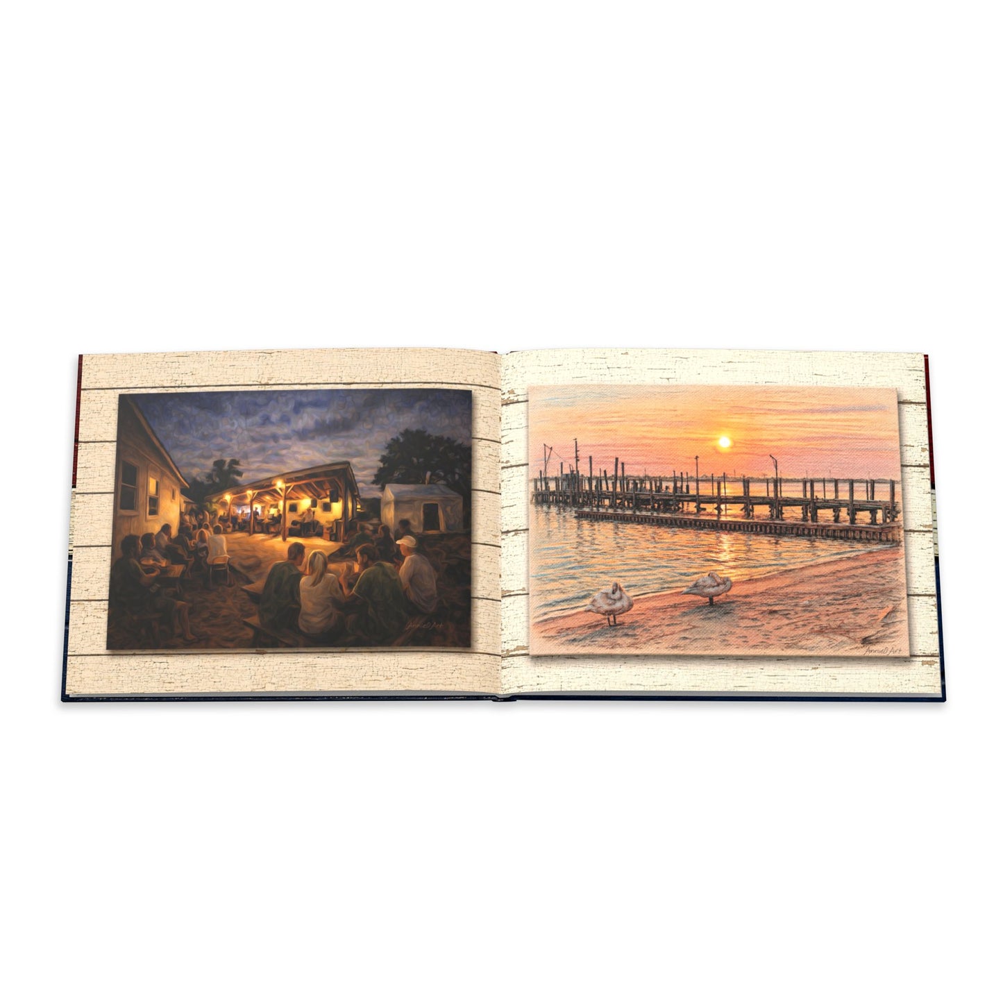 Front Porch America Hardcover Photo Book — Rustic Patriotic Keepsake