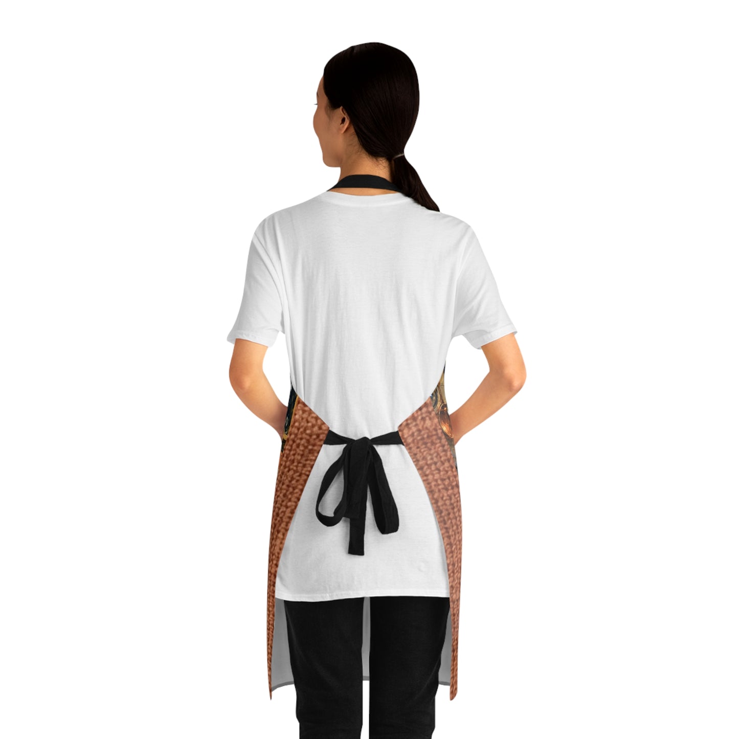 Trump Chef Dancing in Kitchen Apron — "Let Him Cook" Vintage Culinary Apron