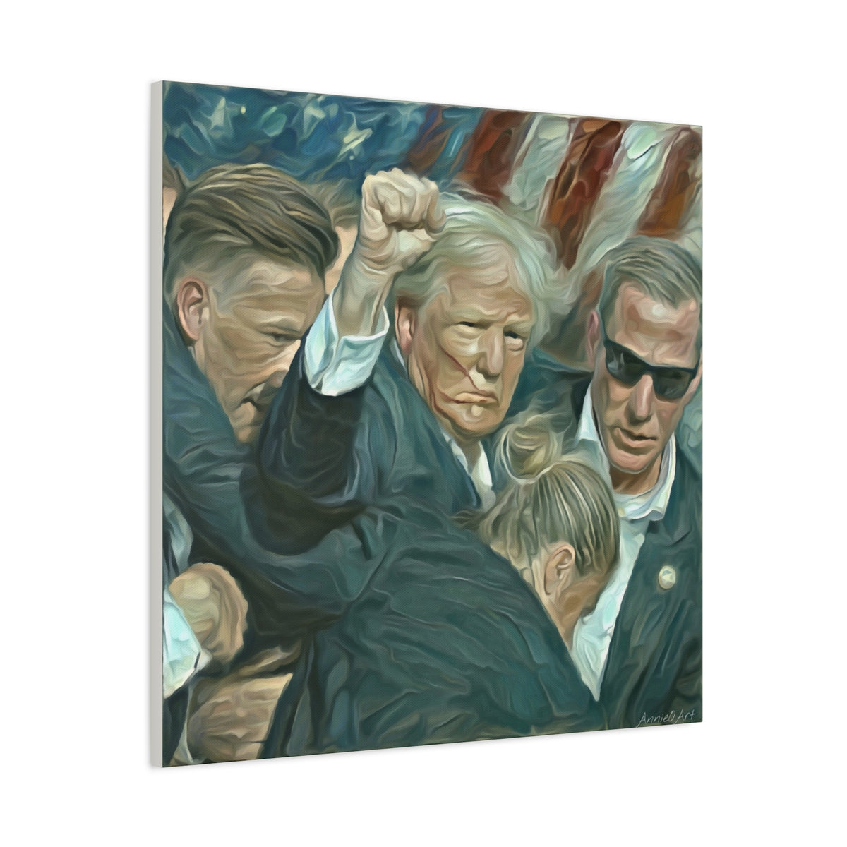 Trump ‘FIGHT!’ Fist-Raise Matte Canvas
