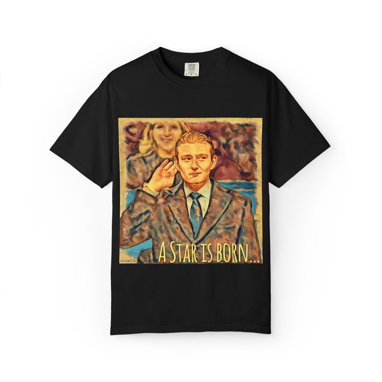 Barron’s “A Star Is Born” T-Shirt — Vintage Portrait Graphic Tee